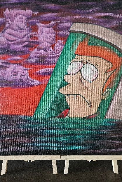 MISSED OUT - Original Canvas Painting