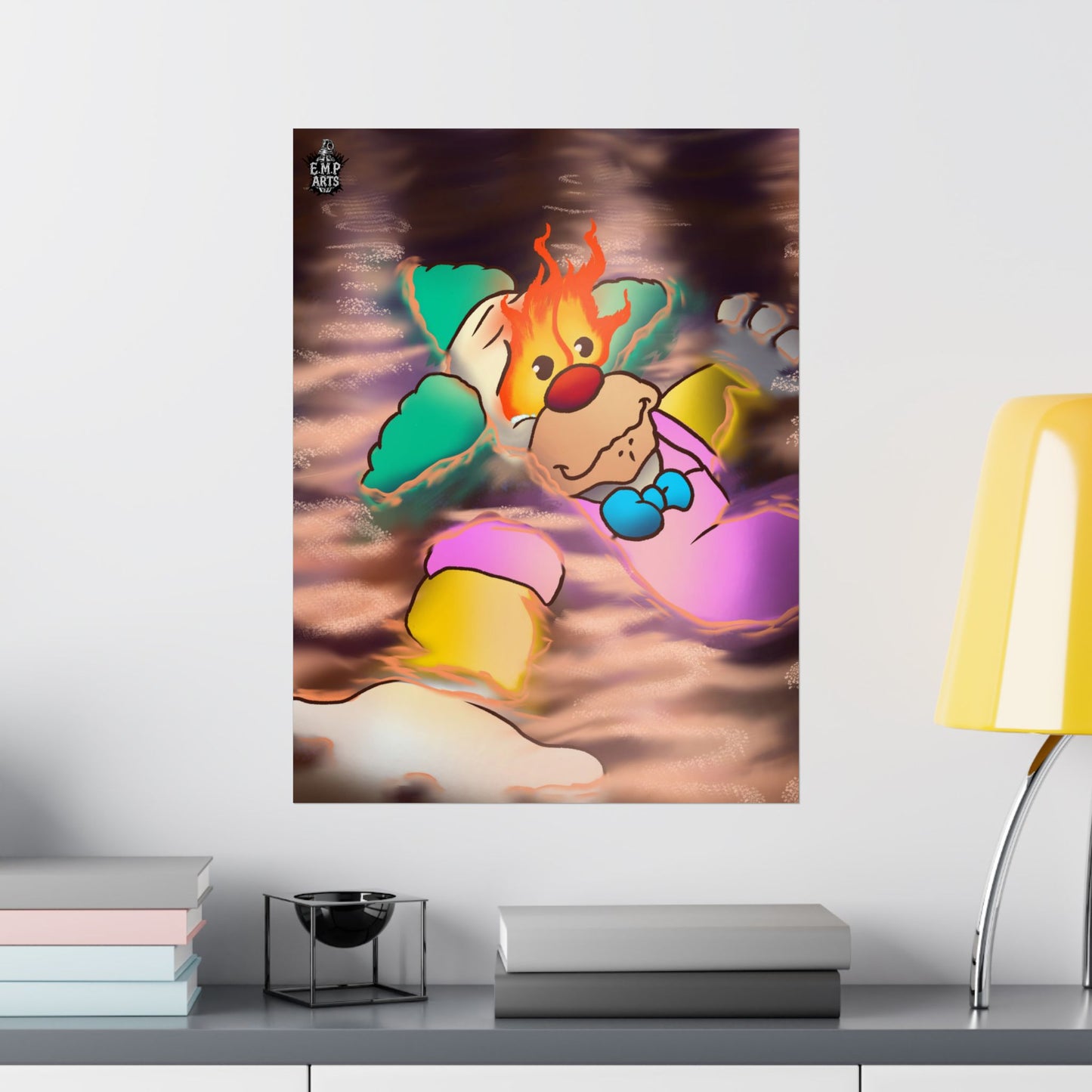 "Lament" Matte Poster — Colorful Vertical Art Print