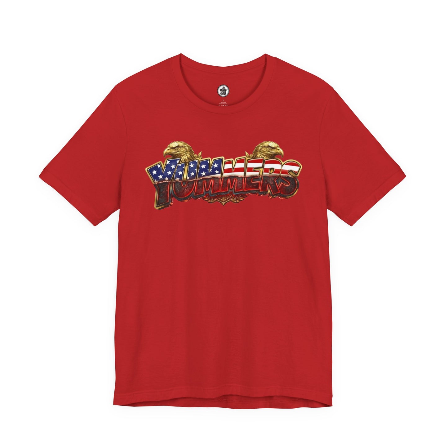 Yummers Patriotic Flag Graphic Tee — American Eagle Summer T-Shirt