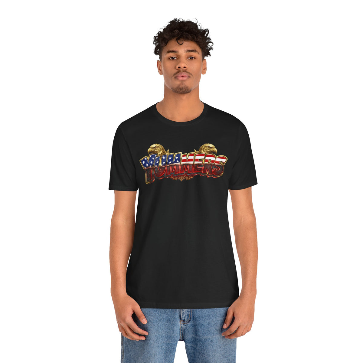 Yummers Patriotic Flag Graphic Tee — American Eagle Summer T-Shirt