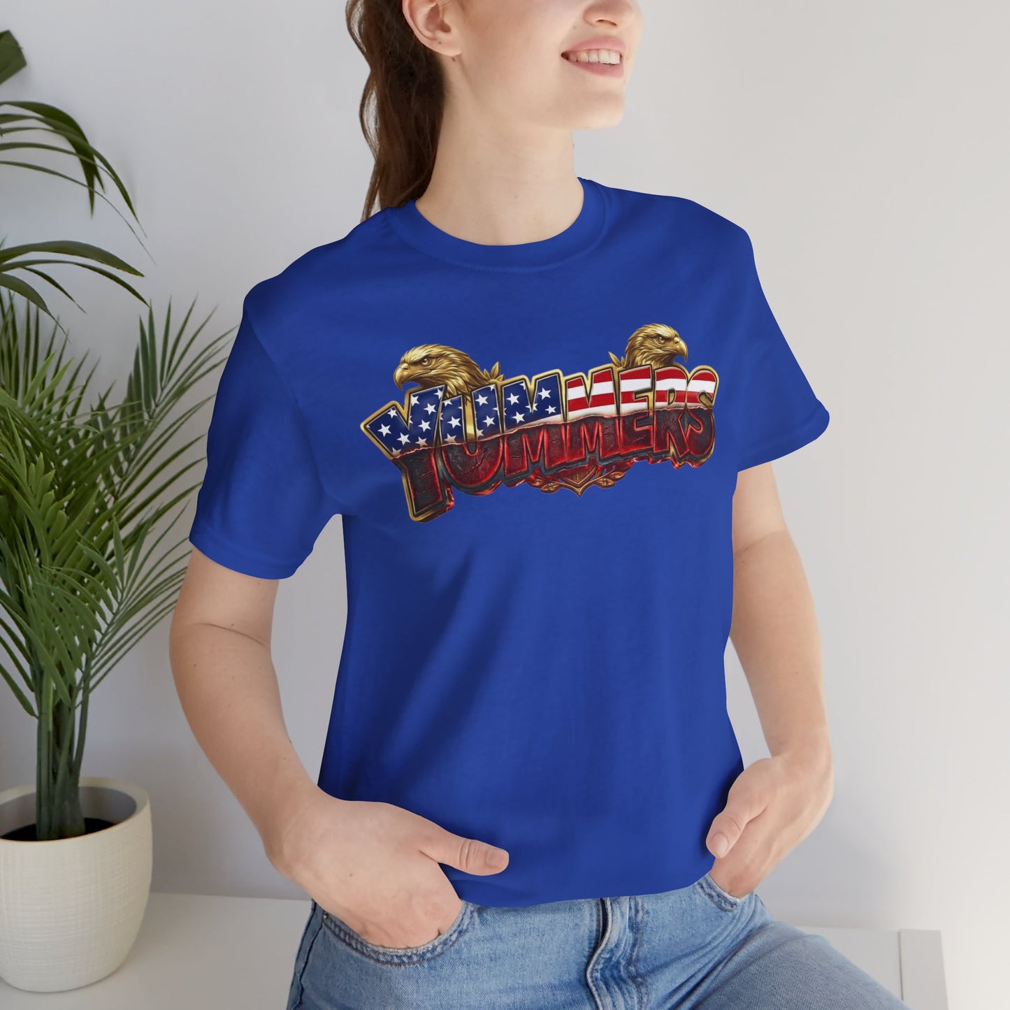Yummers Patriotic Flag Graphic Tee — American Eagle Summer T-Shirt