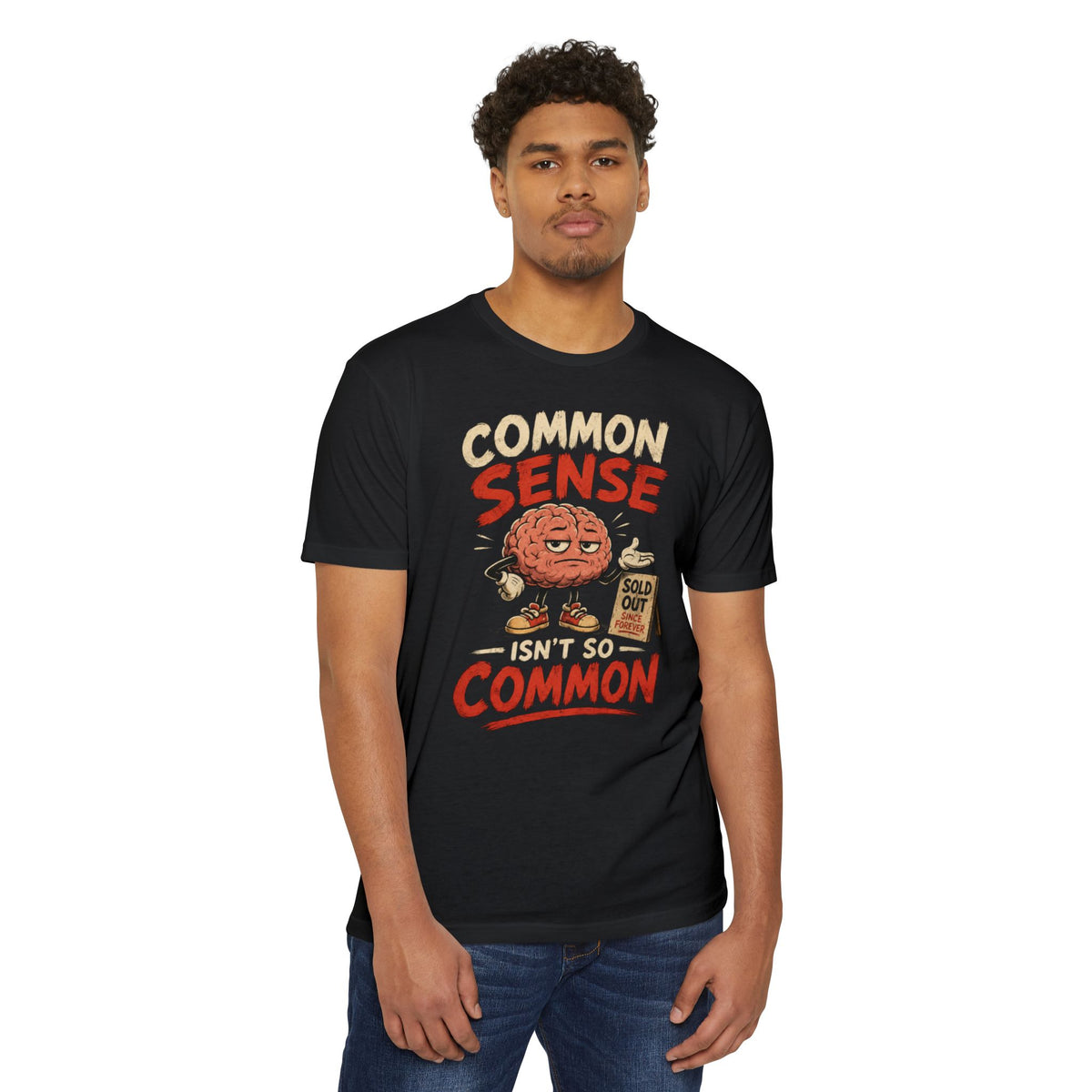 Common Sense Unisex CVC Jersey T-shirt