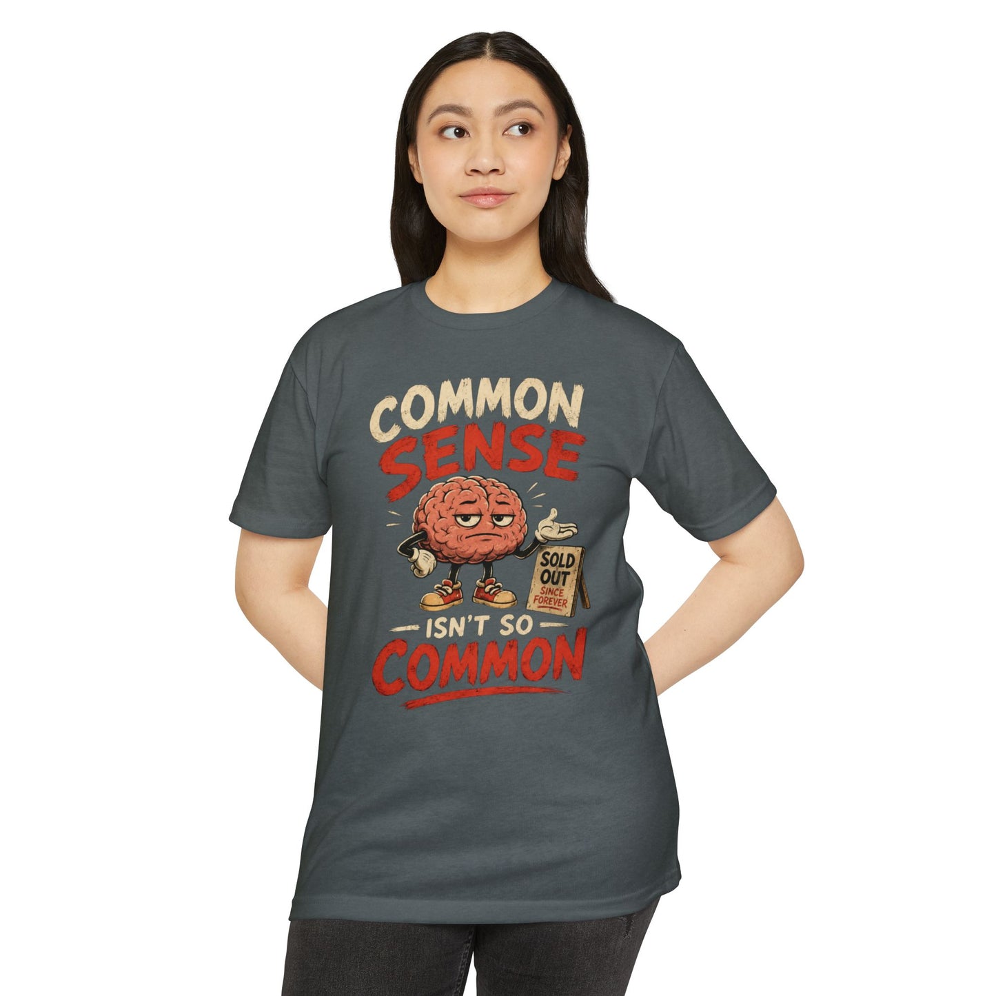 Common Sense Unisex CVC Jersey T-shirt