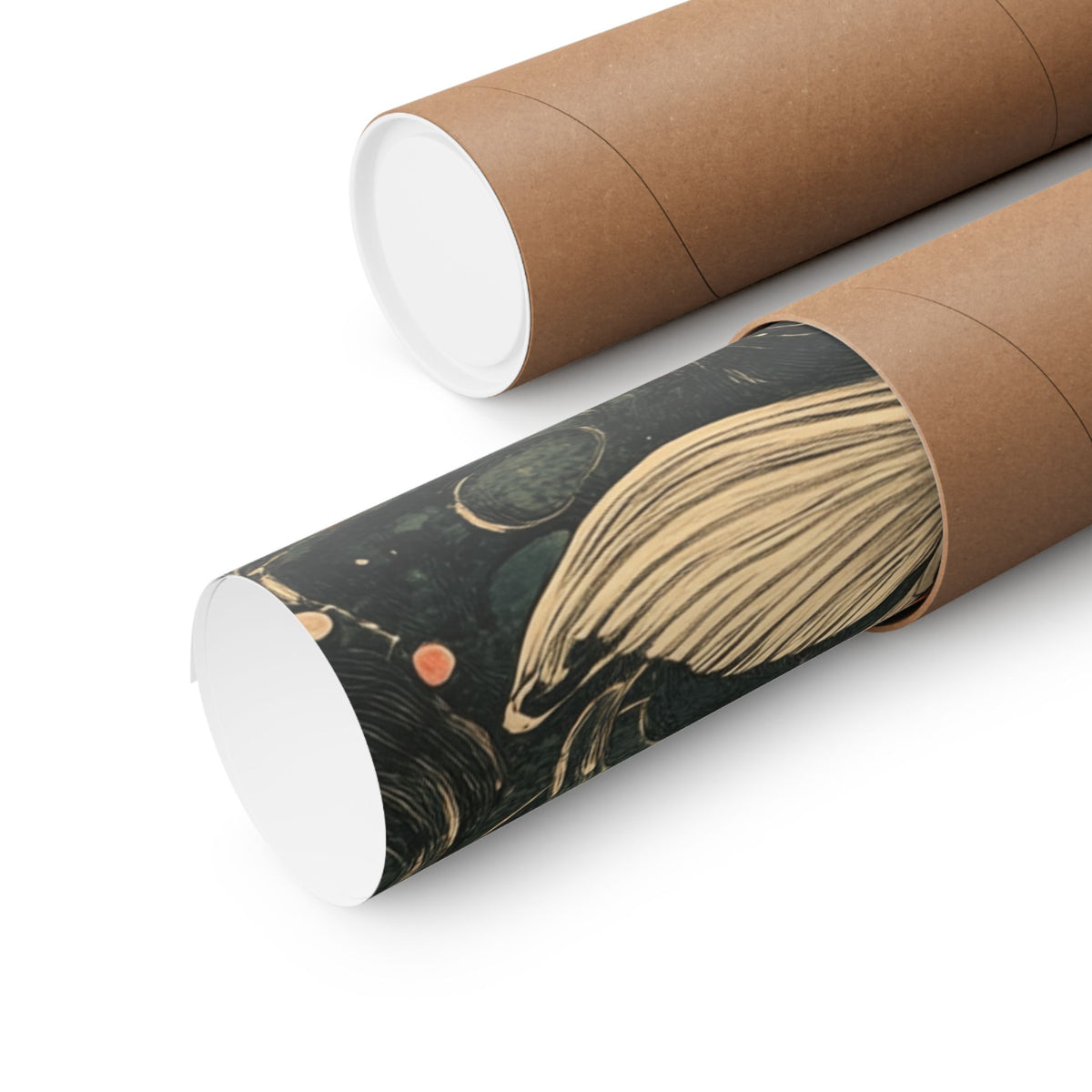 Koi Fish Matte Vertical Poster - Elegant Wall Art for Serenity and Inspiration