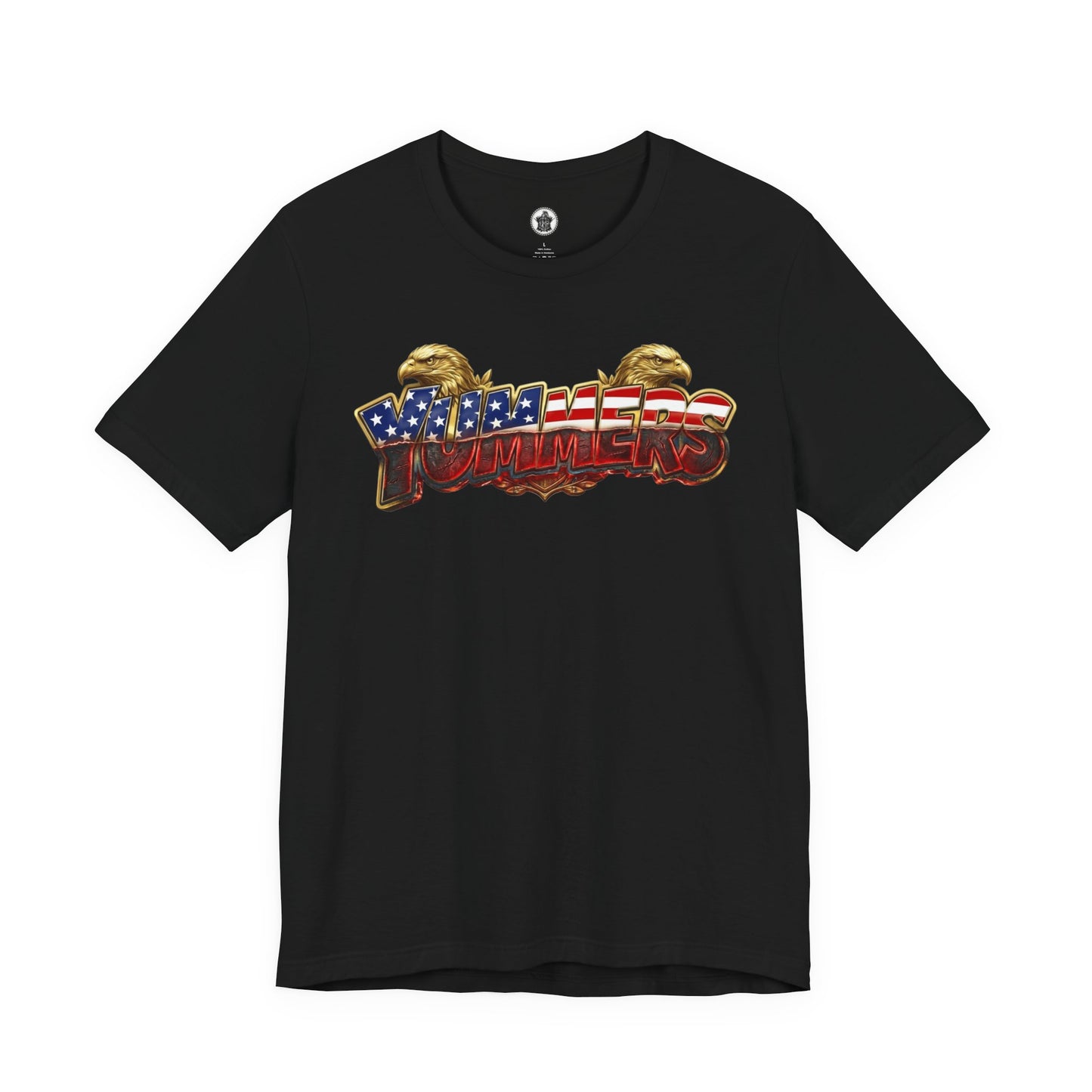 Yummers Patriotic Flag Graphic Tee — American Eagle Summer T-Shirt