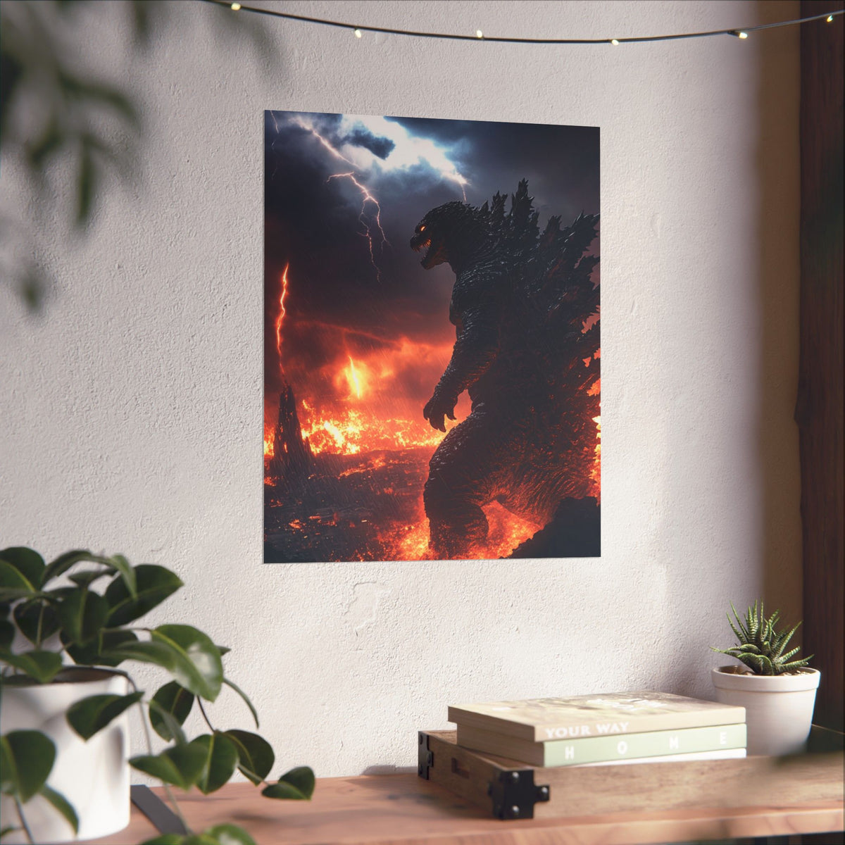 Kaiju Matte Vertical Poster - Epic Monster Art for Fans