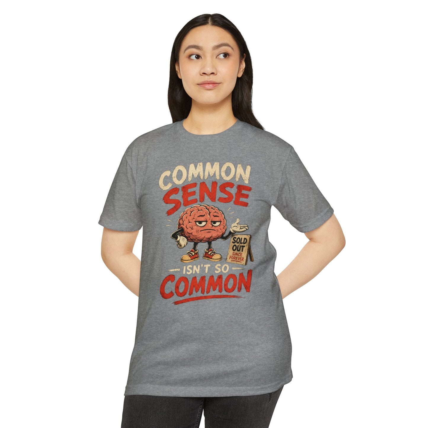 Common Sense Unisex CVC Jersey T-shirt