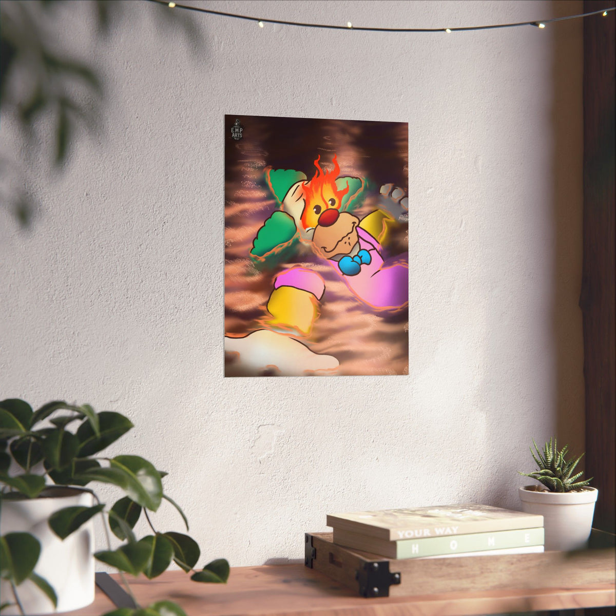"Lament" Matte Poster — Colorful Vertical Art Print