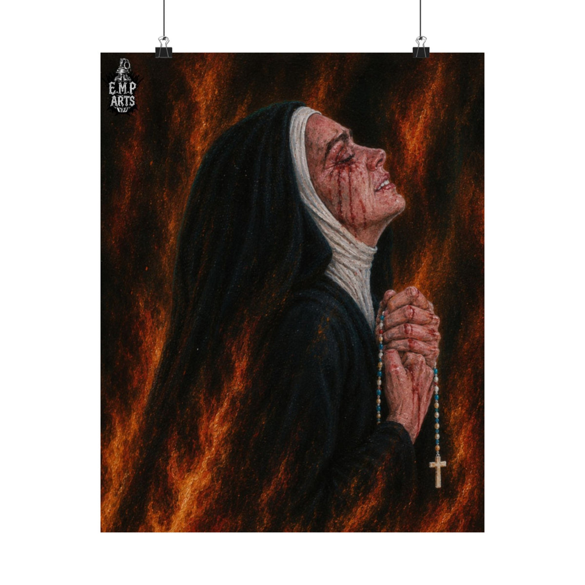 Patience of a Saint Matte Poster Wall Art