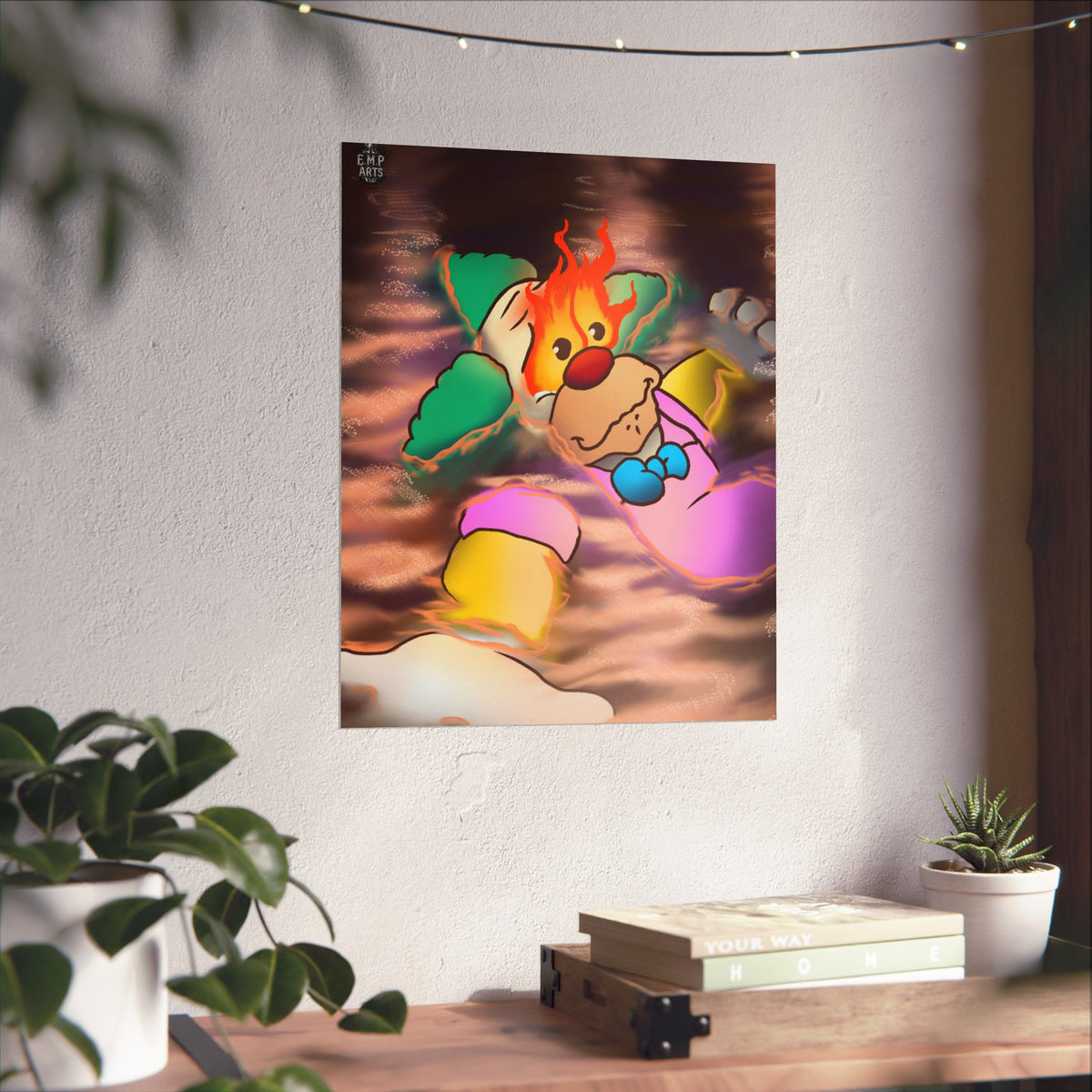 "Lament" Matte Poster — Colorful Vertical Art Print