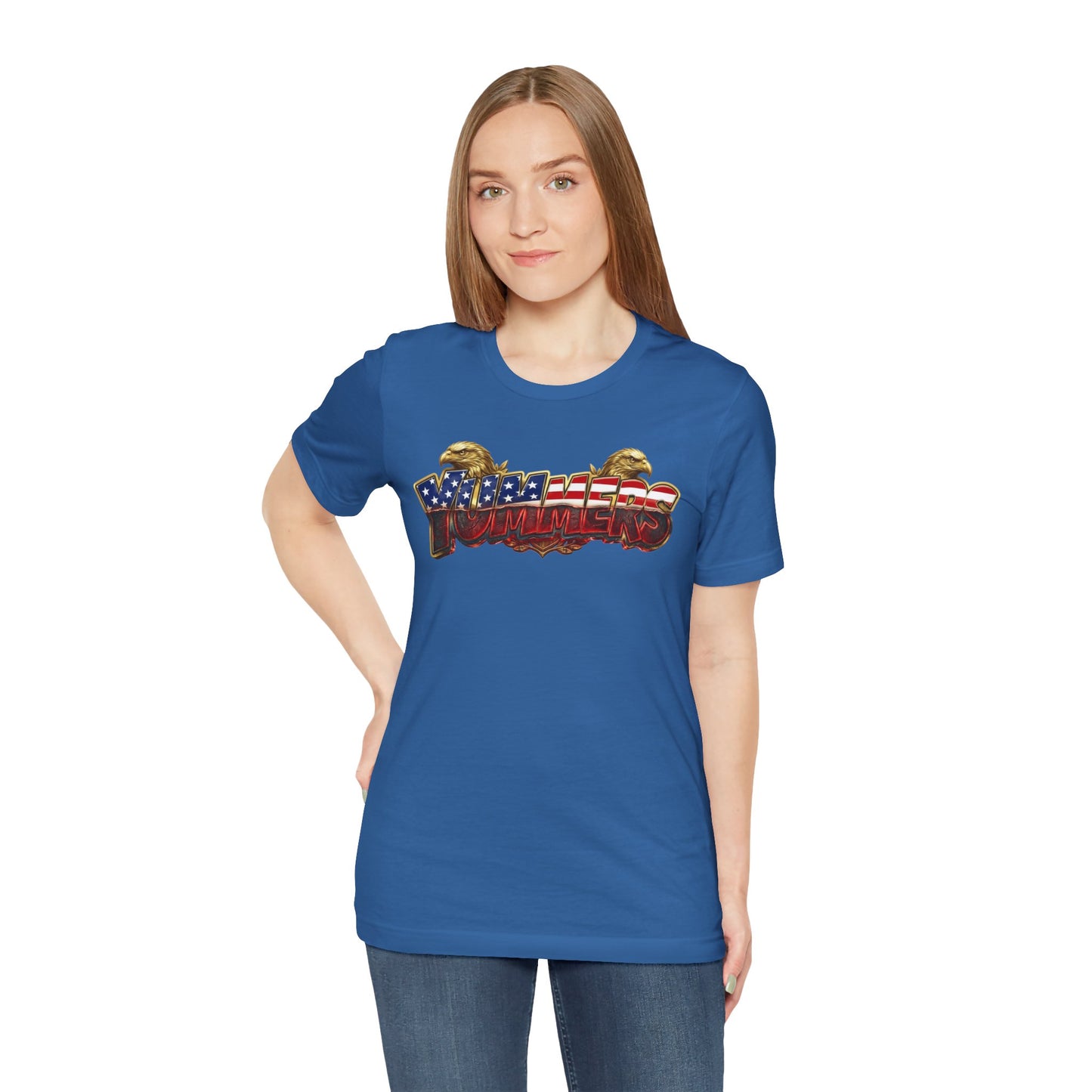 Yummers Patriotic Flag Graphic Tee — American Eagle Summer T-Shirt
