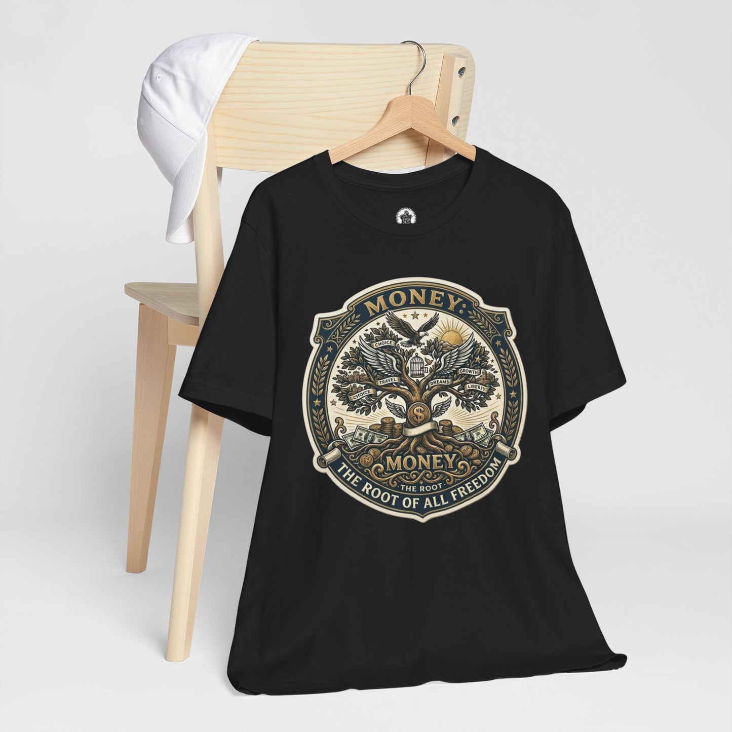 Root of all Freedom Unisex Jersey tee