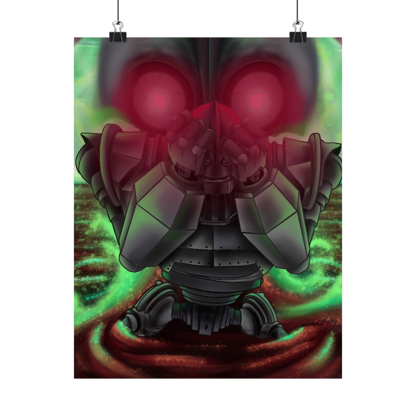 What Could Have Been - Futuristic Matte Vertical Poster