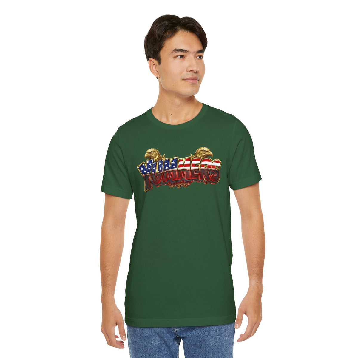 Yummers Patriotic Flag Graphic Tee — American Eagle Summer T-Shirt
