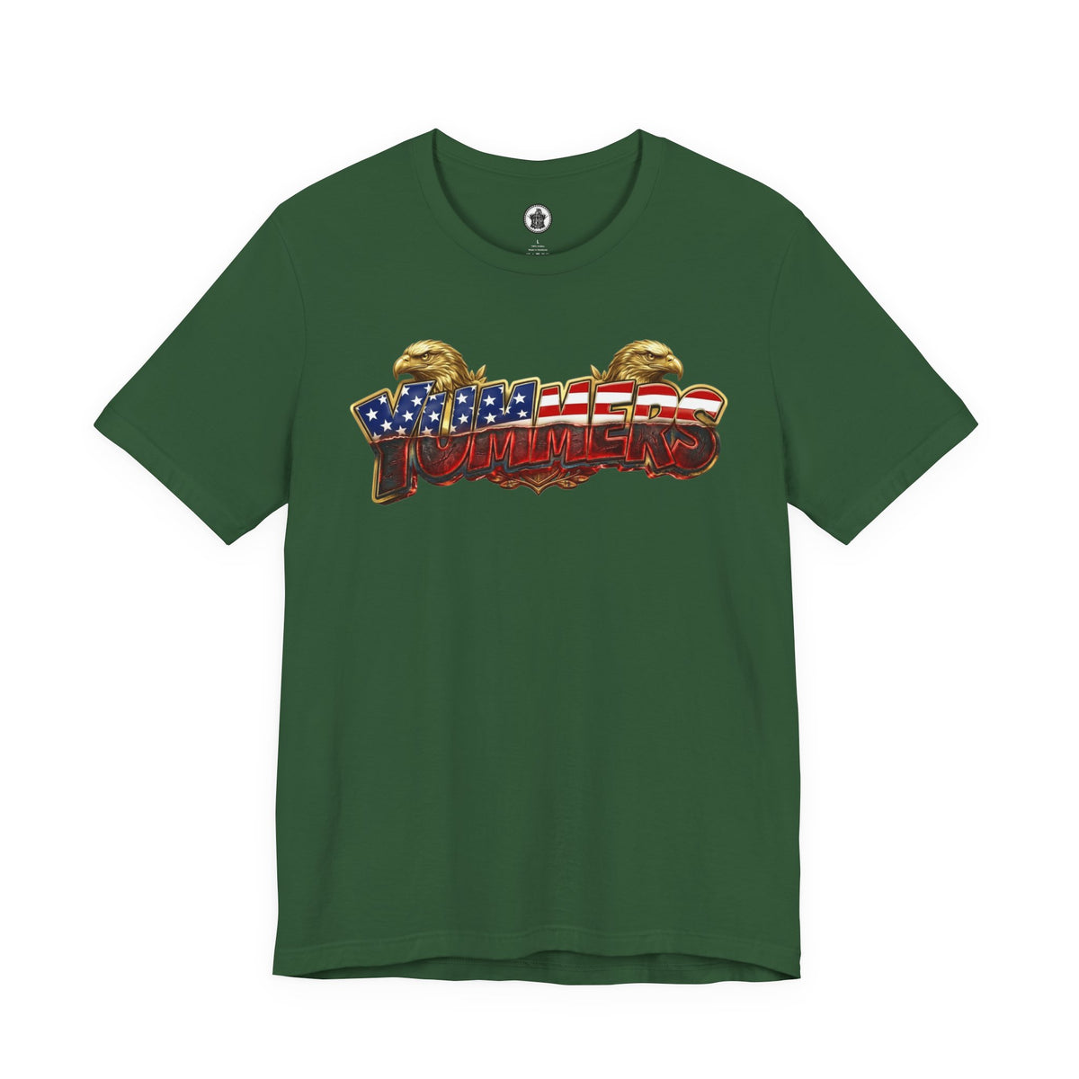 Yummers Patriotic Flag Graphic Tee — American Eagle Summer T-Shirt
