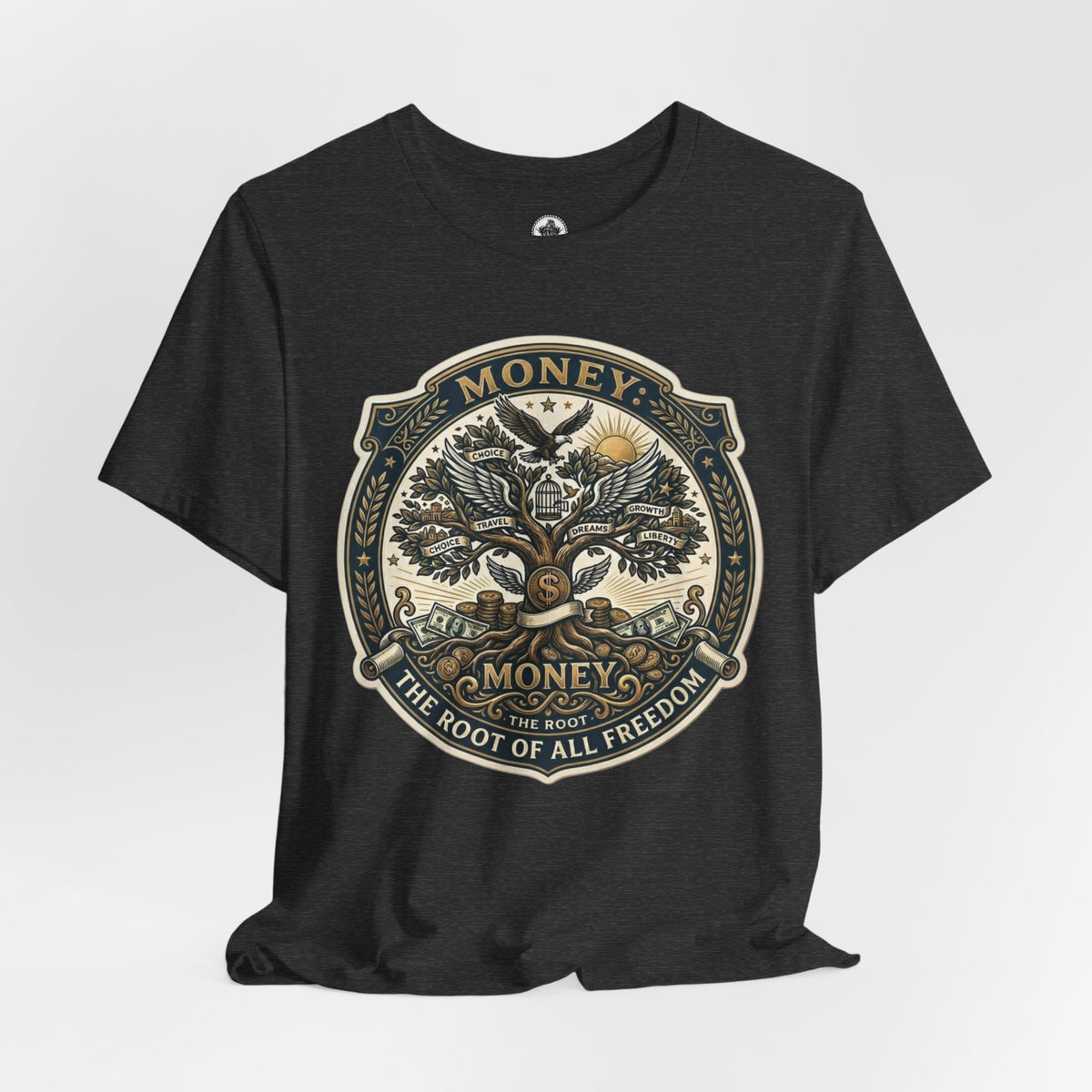 Root of all Freedom Unisex Jersey tee