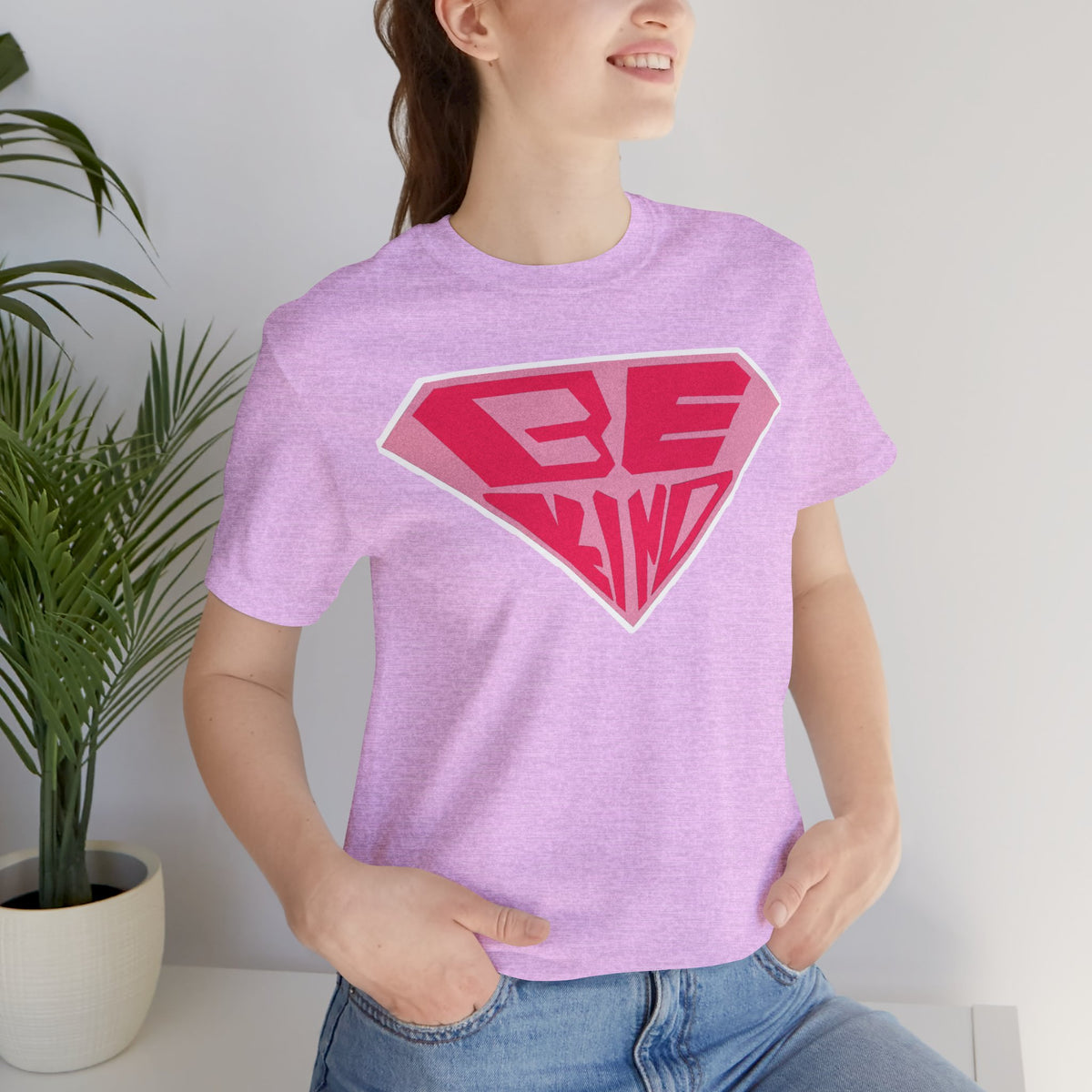 Be Kind Diamond T-Shirt — Positive Message Graphic Tee