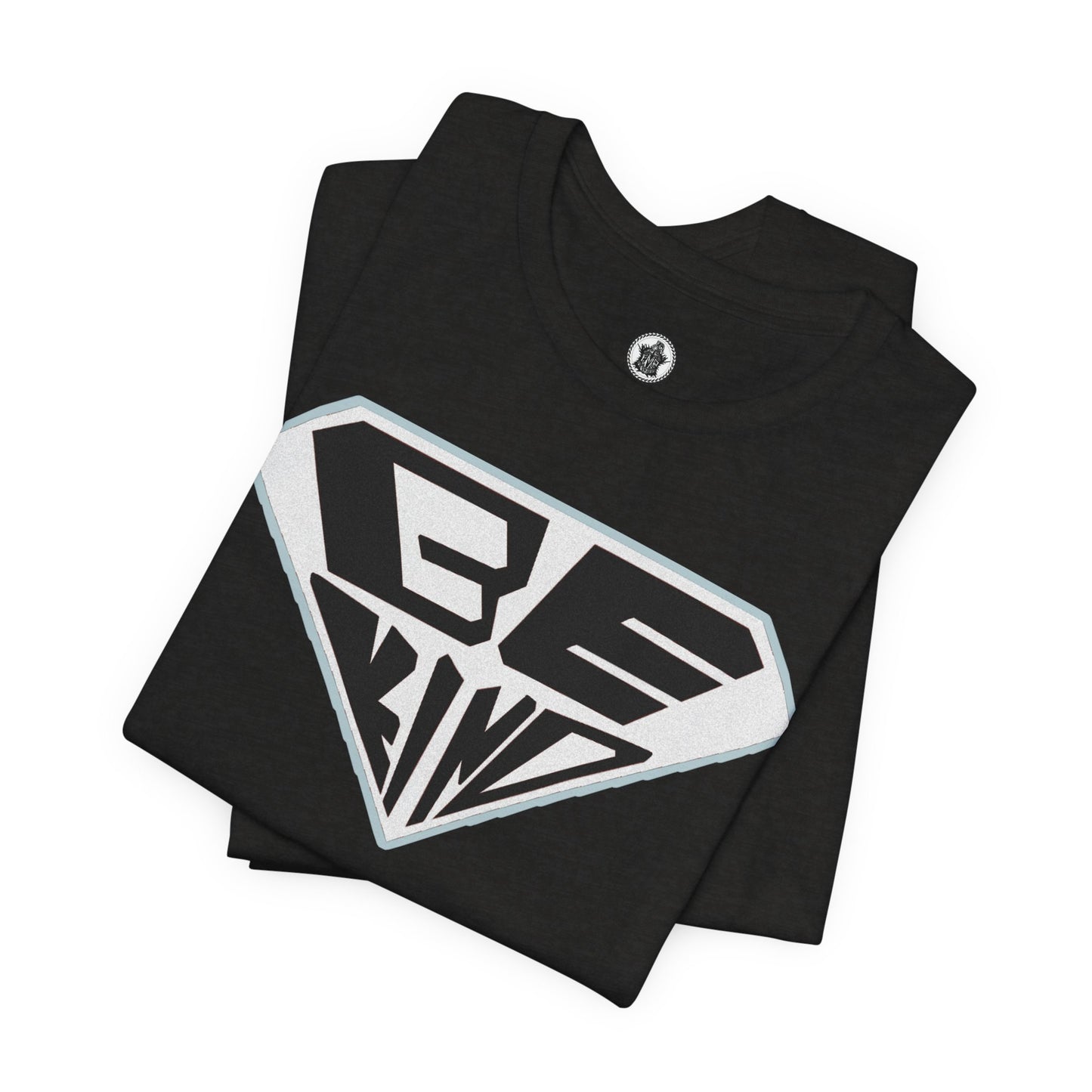 Be Kind T-Shirt — Superhero Emblem Positive Message Tee