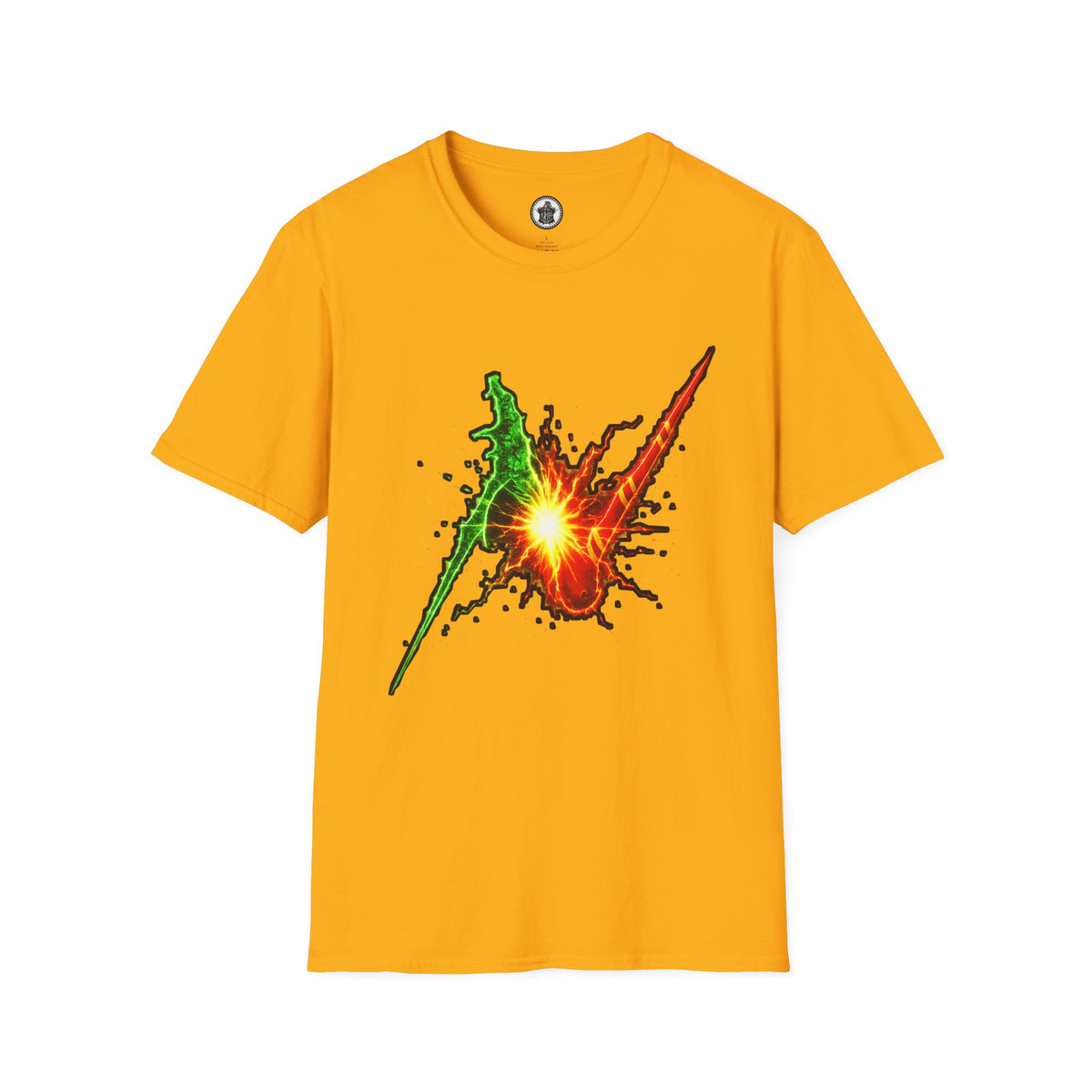 Wizard Battle Burst T-Shirt — Colorful Explosion Graphic Tee