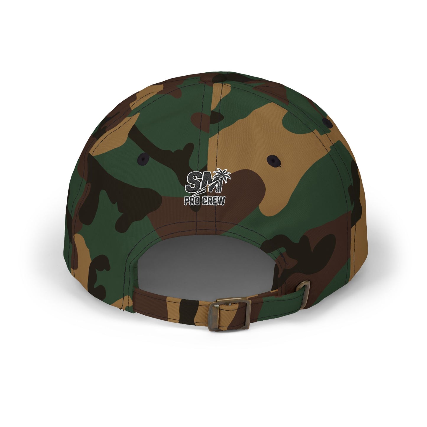 Pro Crew Dad Cap – Palm Logo Embroidered Baseball Hat