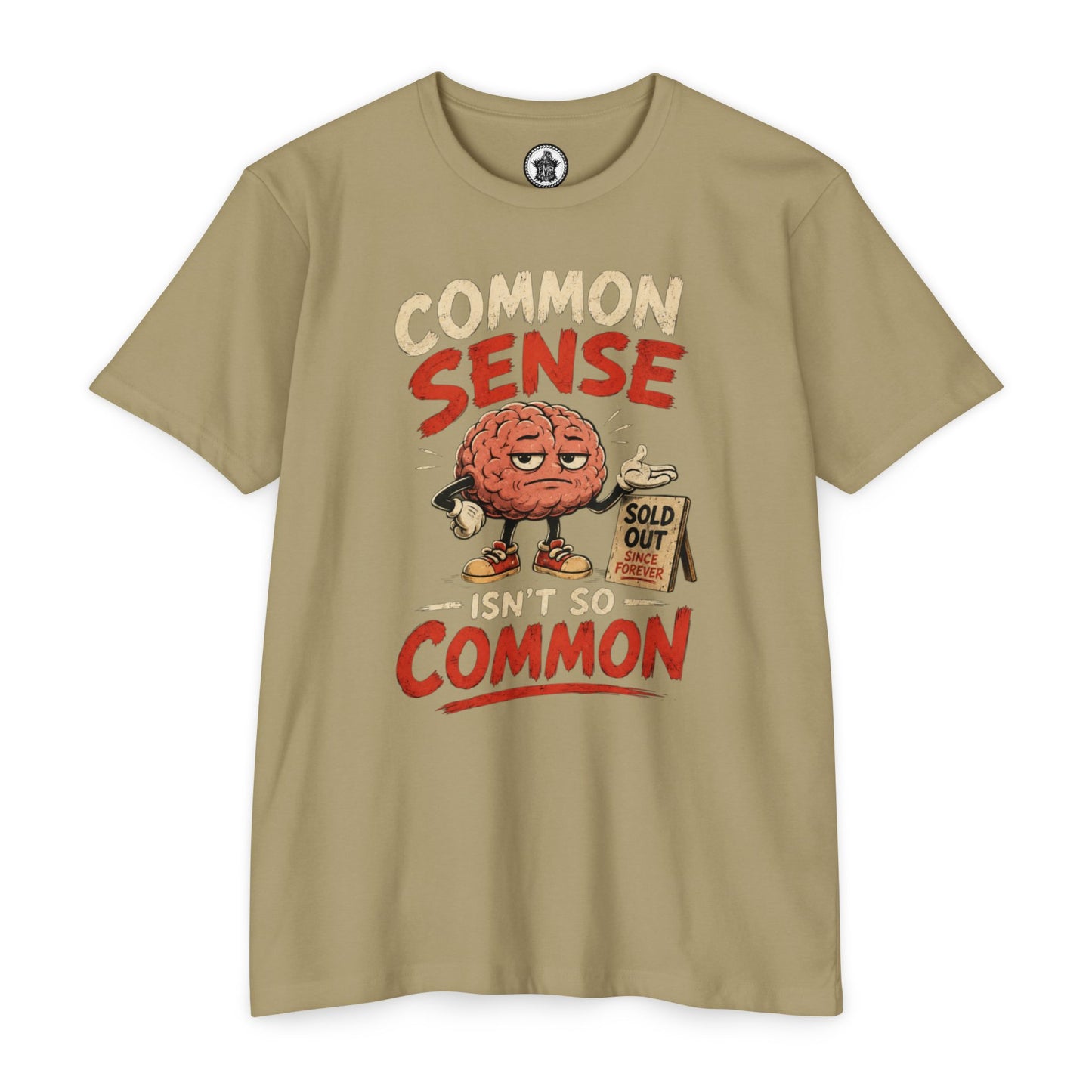Common Sense Unisex CVC Jersey T-shirt