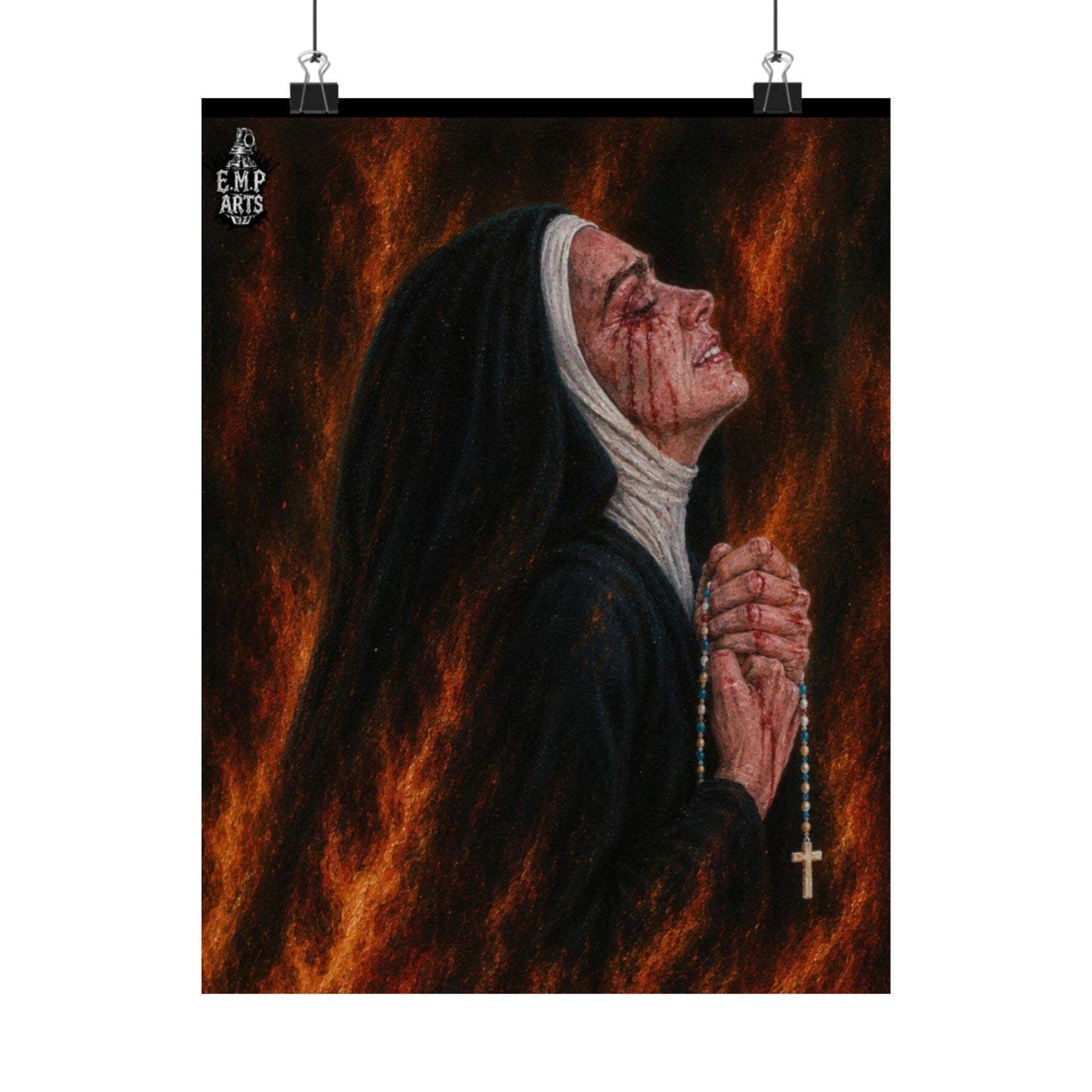 Patience of a Saint Matte Poster Wall Art