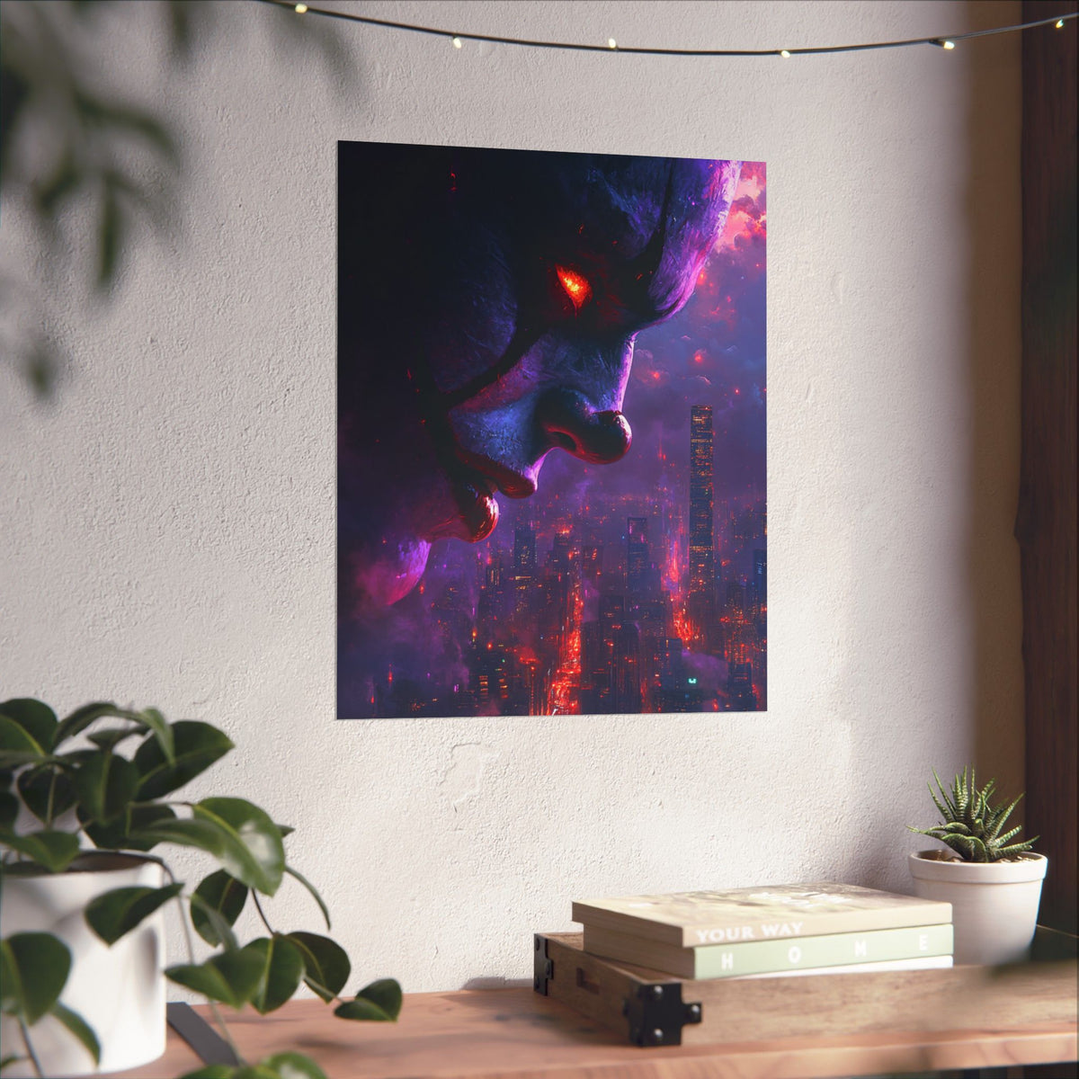 Gothic Matte Vertical Poster - Dark Fantasy Wall Art