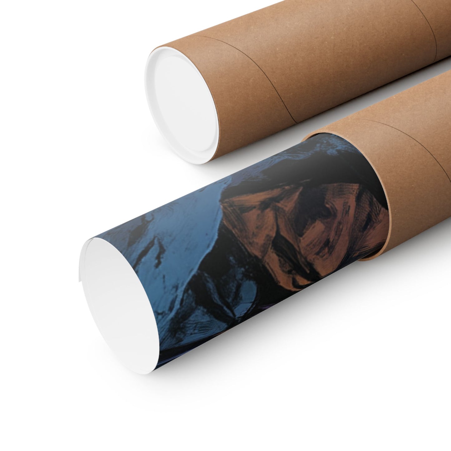 Artistic Matte Vertical Poster - Mystic Moon Guardian