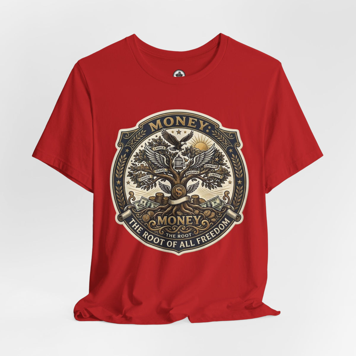 Root of all Freedom Unisex Jersey tee