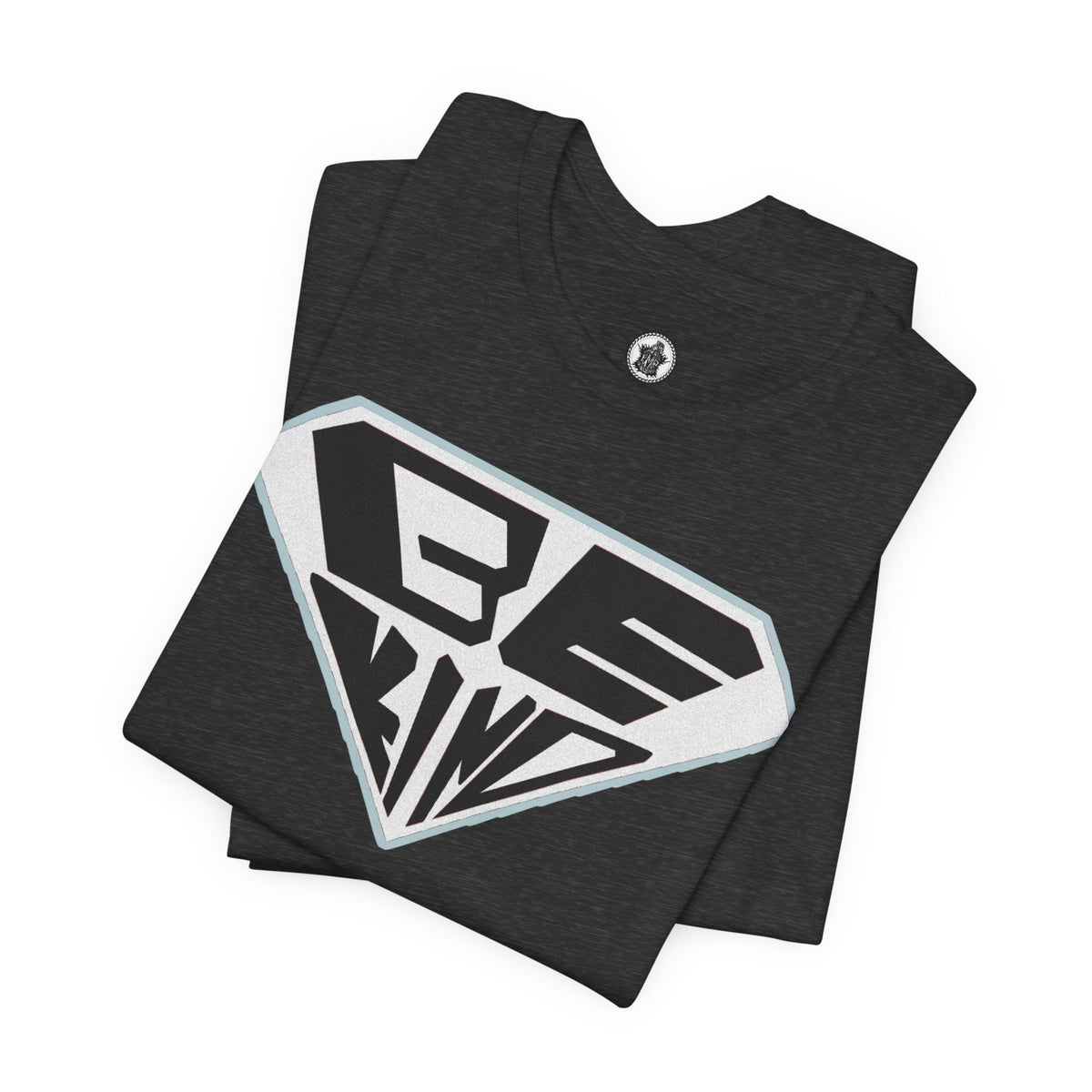 Be Kind T-Shirt — Superhero Emblem Positive Message Tee