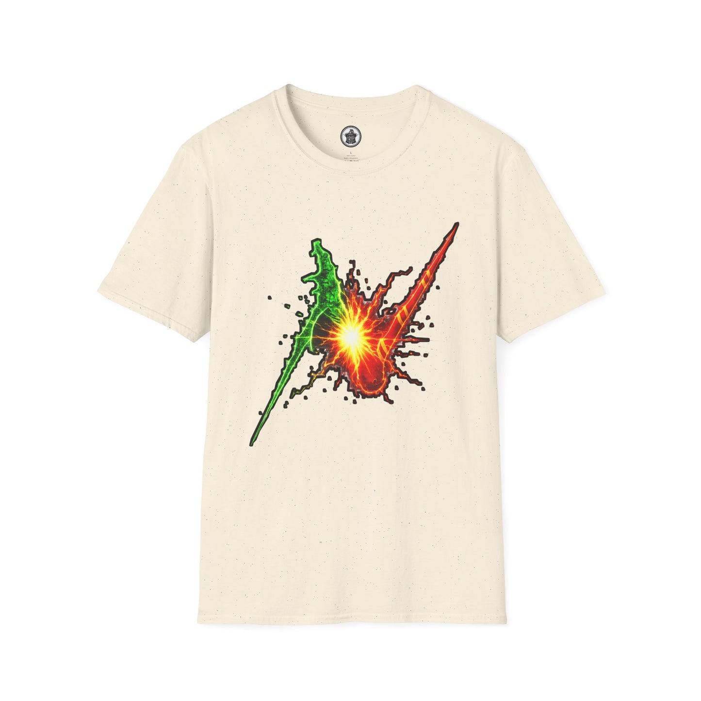 Wizard Battle Burst T-Shirt — Colorful Explosion Graphic Tee