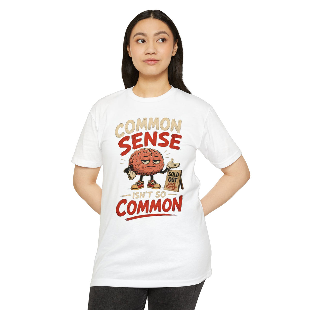 Common Sense Unisex CVC Jersey T-shirt