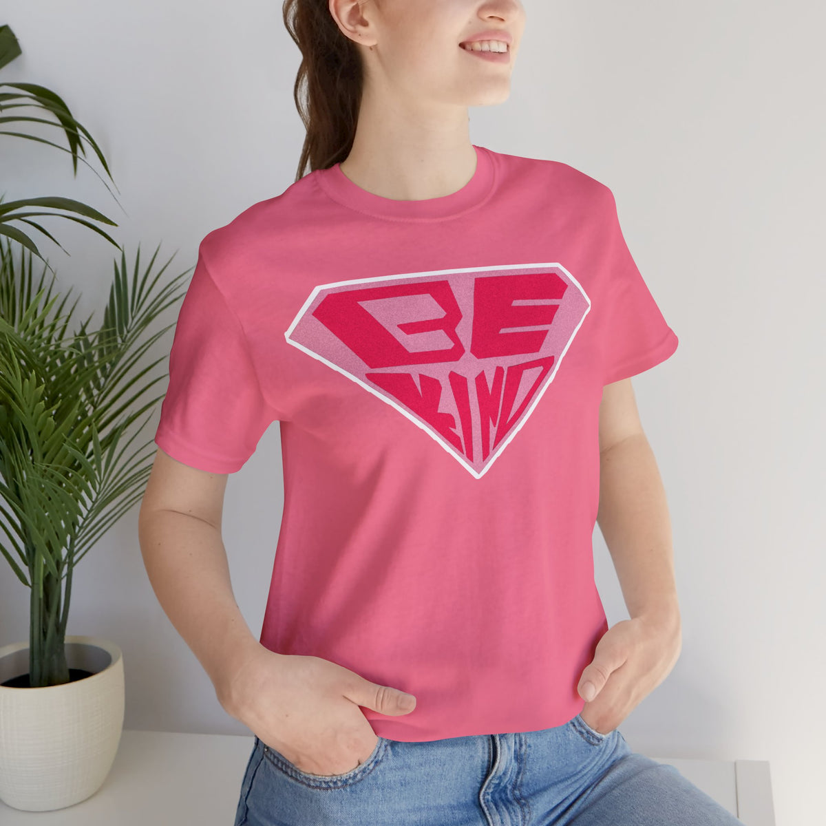 Be Kind Diamond T-Shirt — Positive Message Graphic Tee