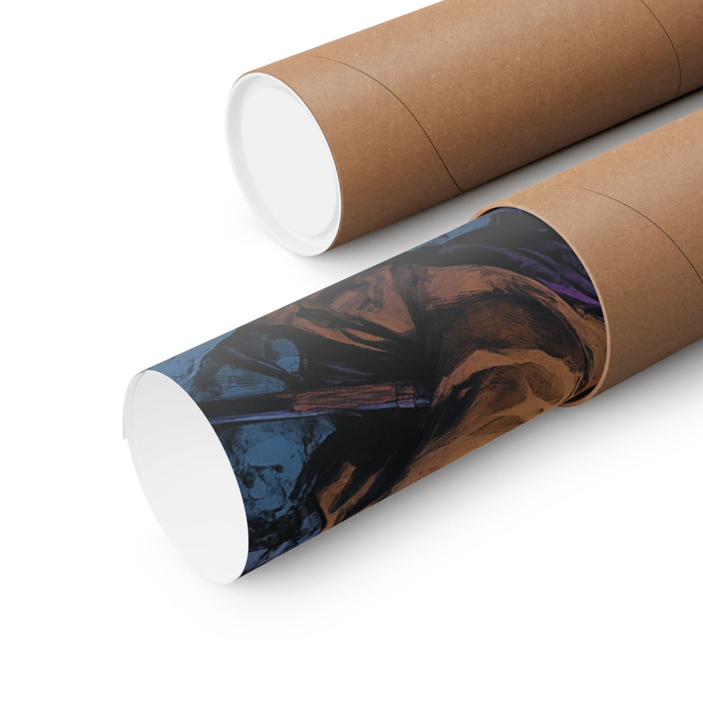 Artistic Matte Vertical Poster - Mystic Moon Guardian