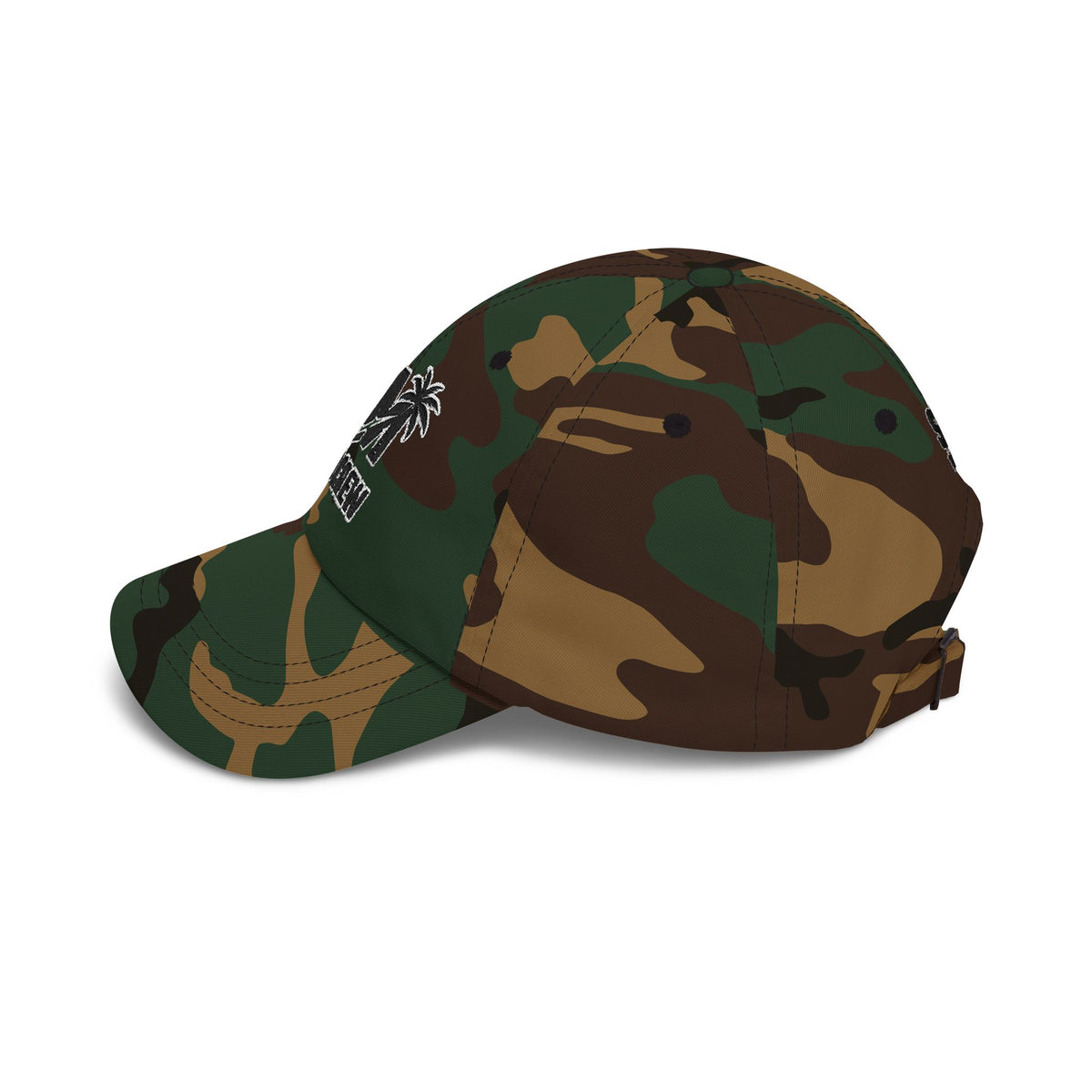 Pro Crew Dad Cap – Palm Logo Embroidered Baseball Hat