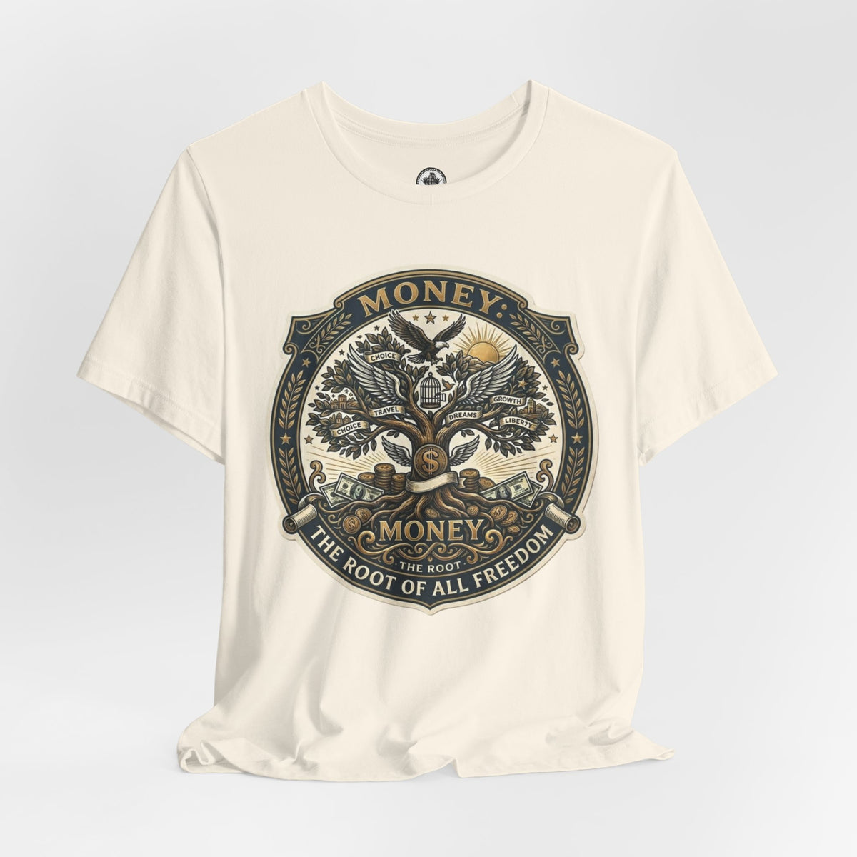 Root of all Freedom Unisex Jersey tee