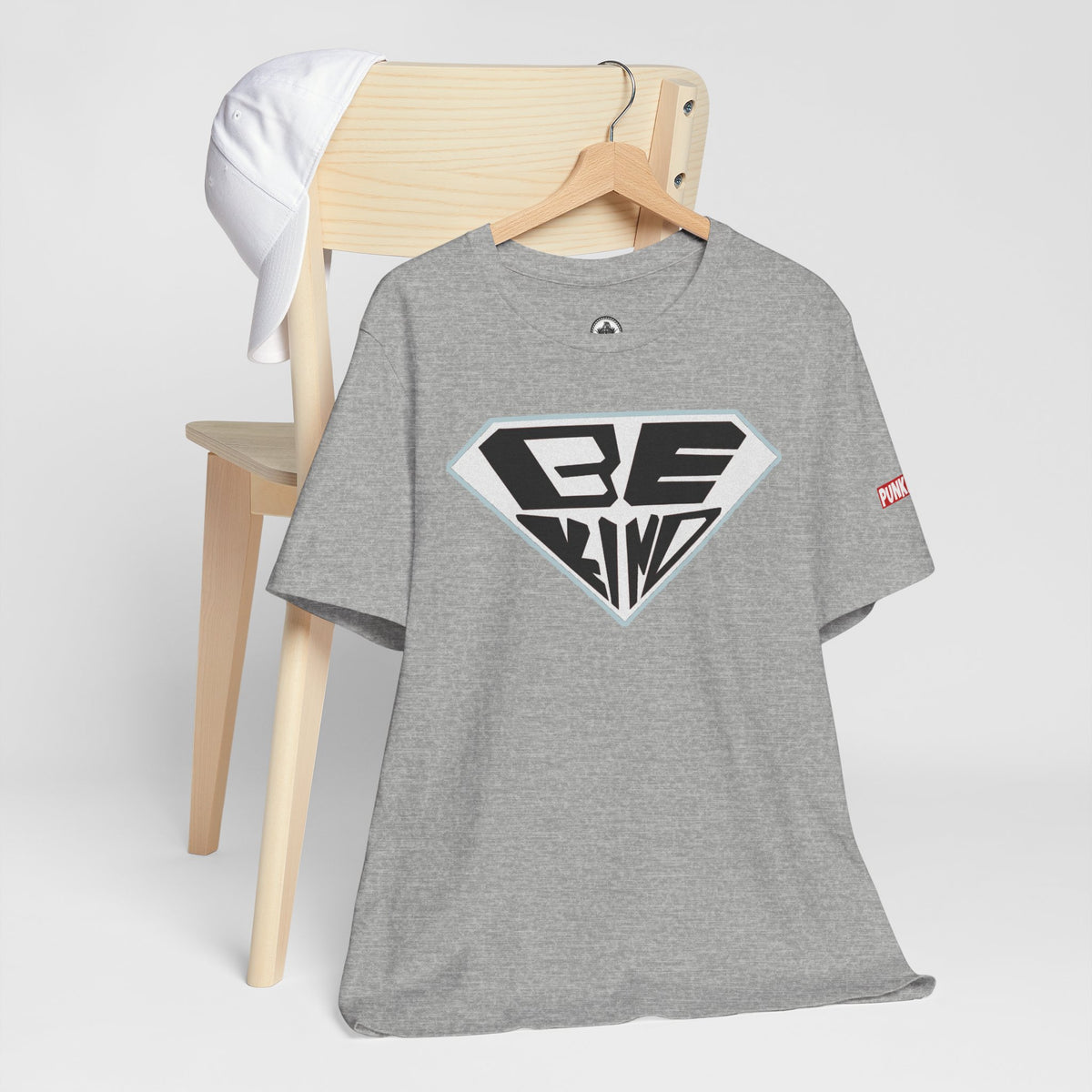 Be Kind T-Shirt — Superhero Emblem Positive Message Tee