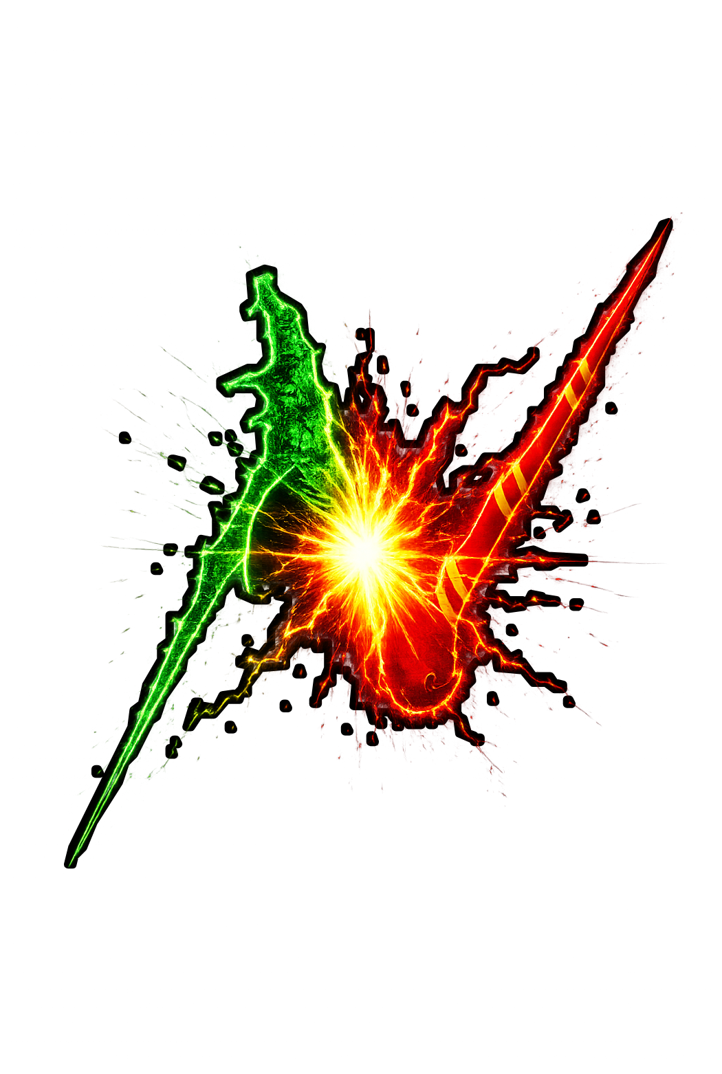 Wizard Battle Burst T-Shirt — Colorful Explosion Graphic Tee