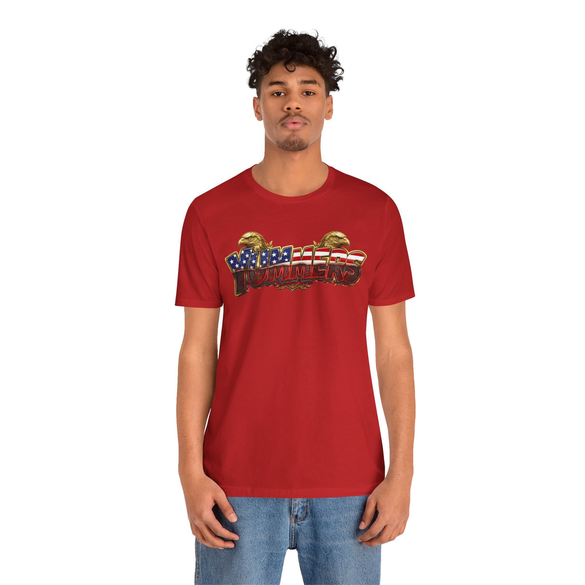 Yummers Patriotic Flag Graphic Tee — American Eagle Summer T-Shirt