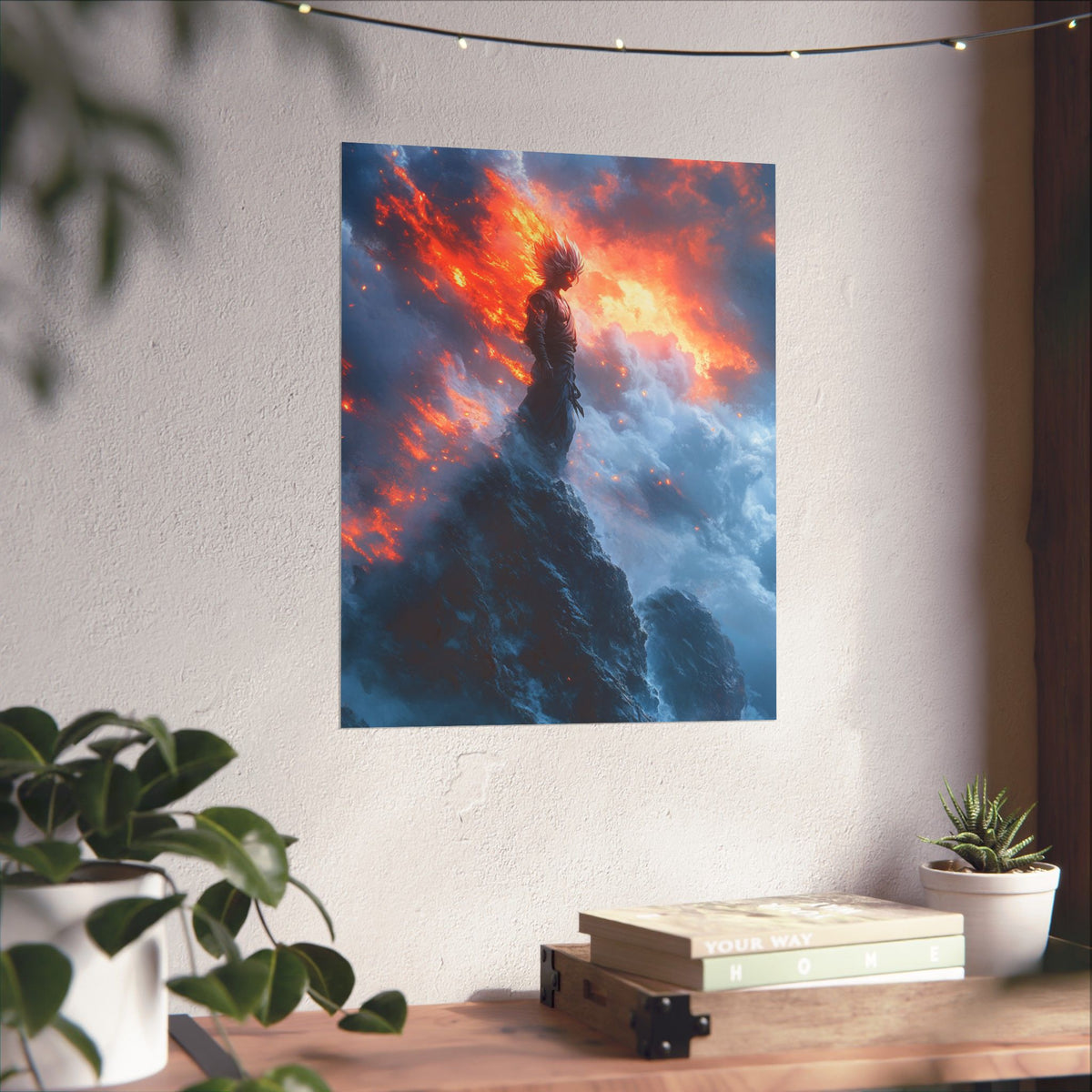 Ai Epic Fantasy Vertical Wall Art Poster, Home Decor, Gift for Fantasy Lovers, Bedroom Wall Art, Unique Art Print