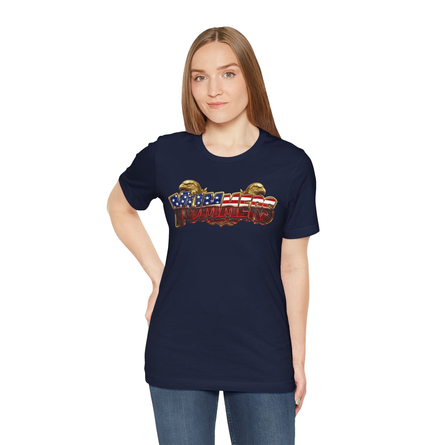 Yummers Patriotic Flag Graphic Tee — American Eagle Summer T-Shirt