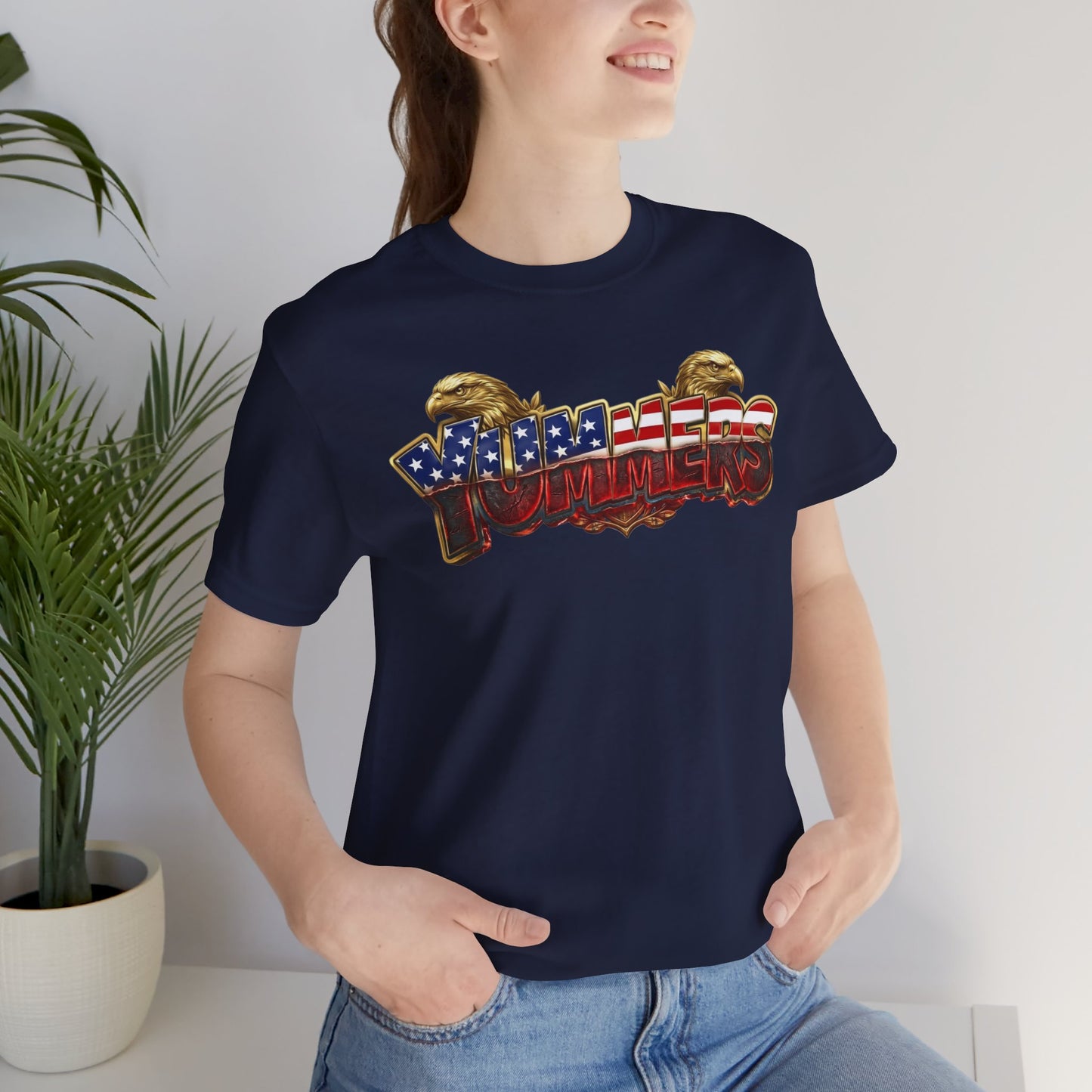 Yummers Patriotic Flag Graphic Tee — American Eagle Summer T-Shirt