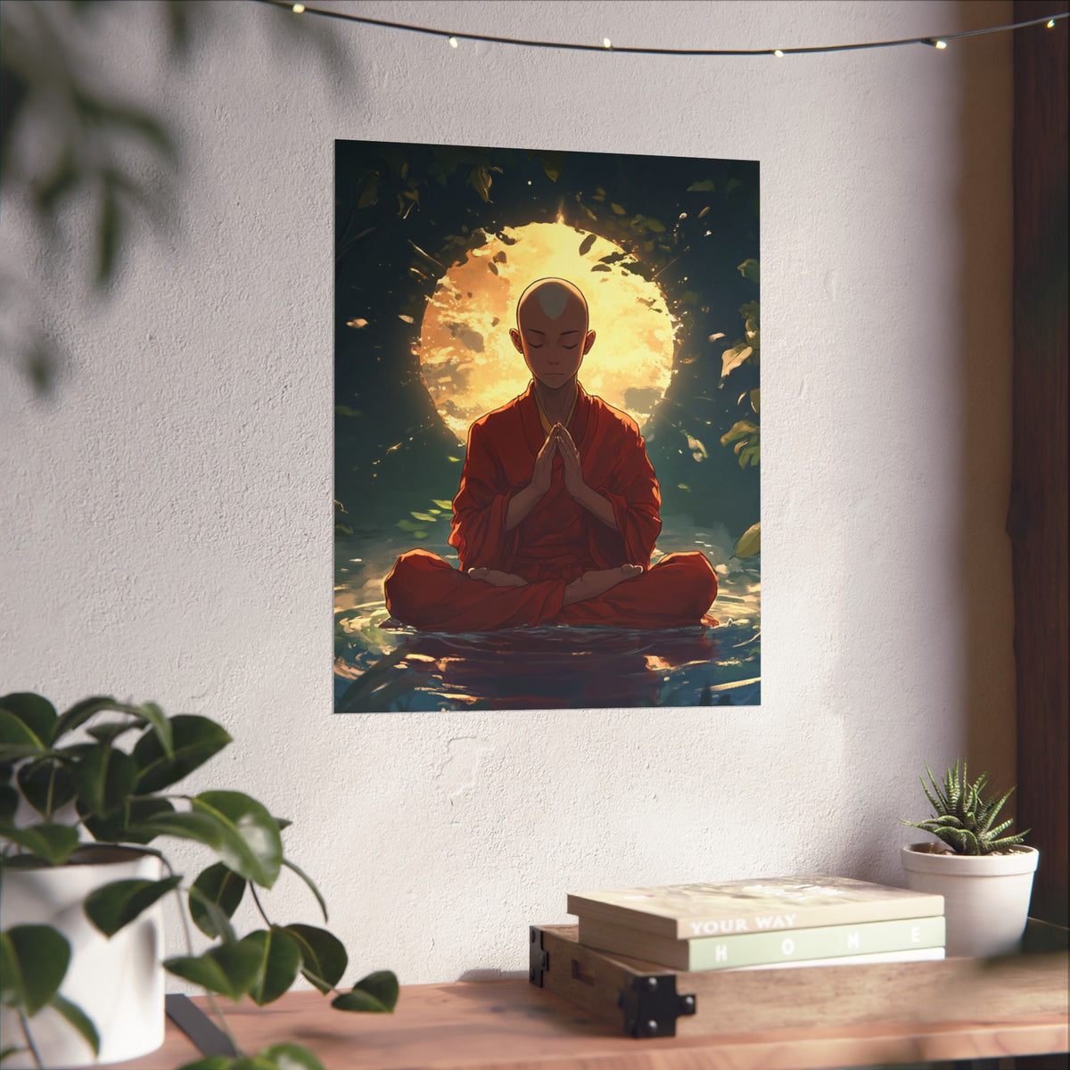 Zen Meditation Matte Vertical Posters - Serene Wall Art for Mindfulness and Relaxation