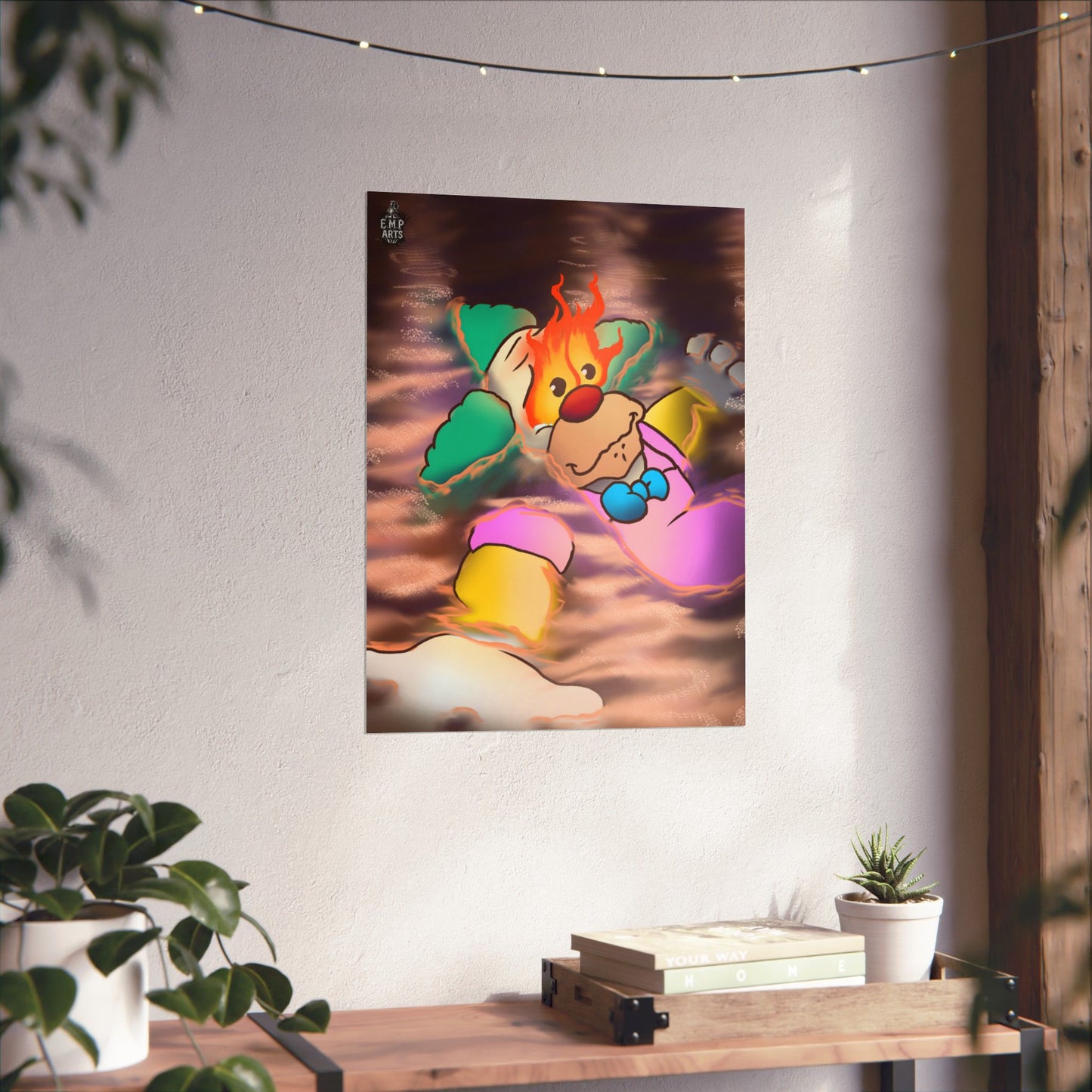 "Lament" Matte Poster — Colorful Vertical Art Print