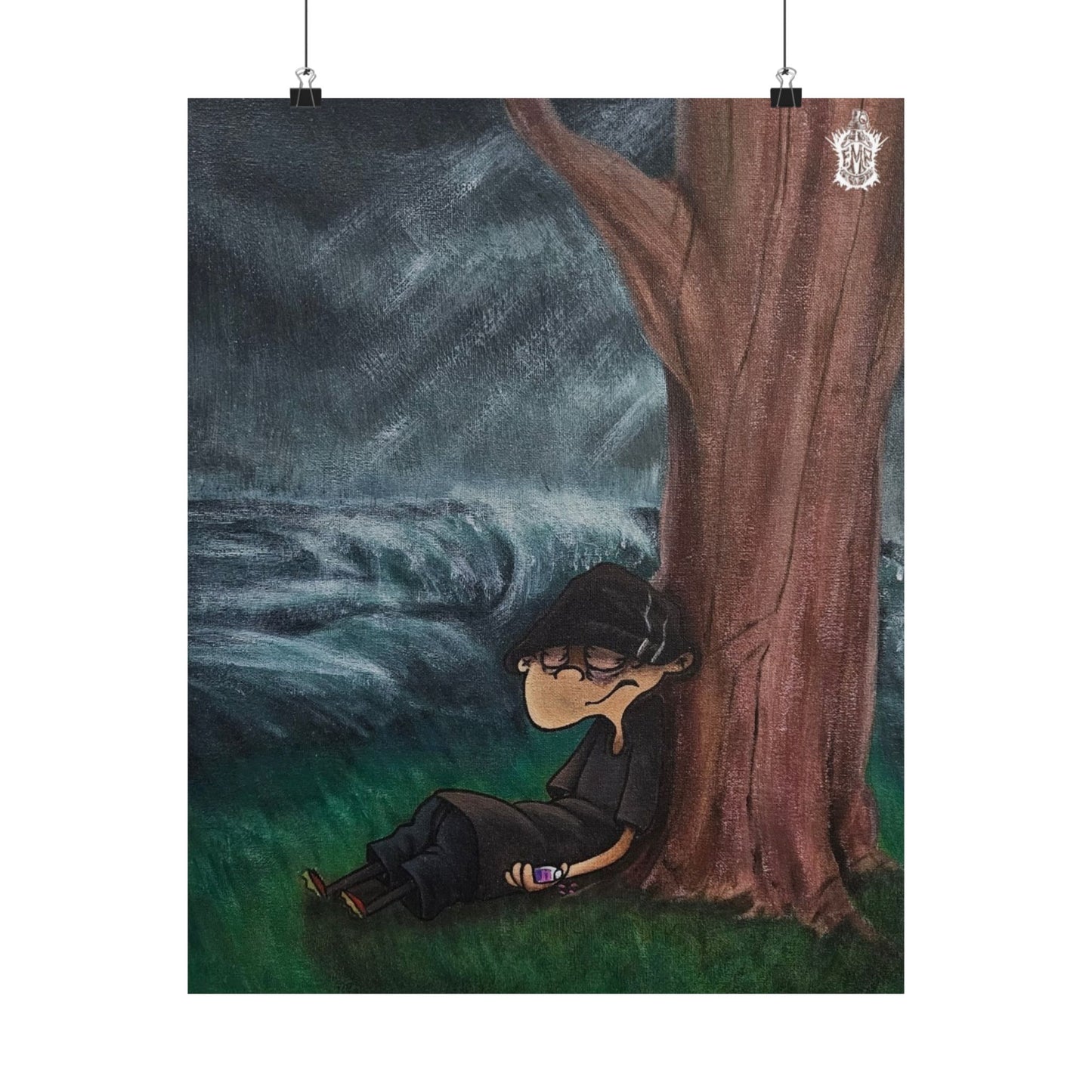 Can't Sleep - Chill Vibes Matte Vertical Poster