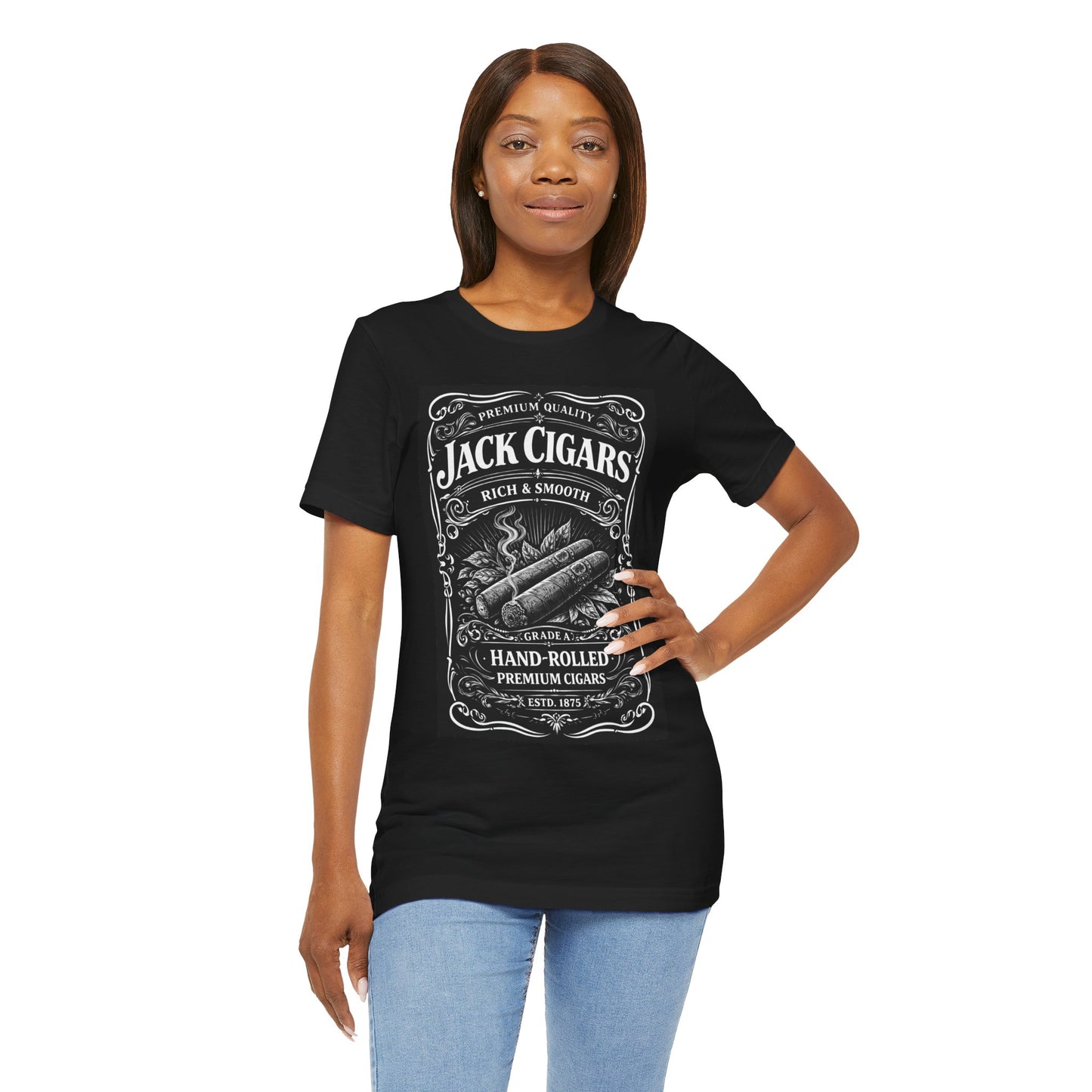 Jack Cigars Vintage Label T-Shirt — Hand-Rolled Premium Cigars Tee