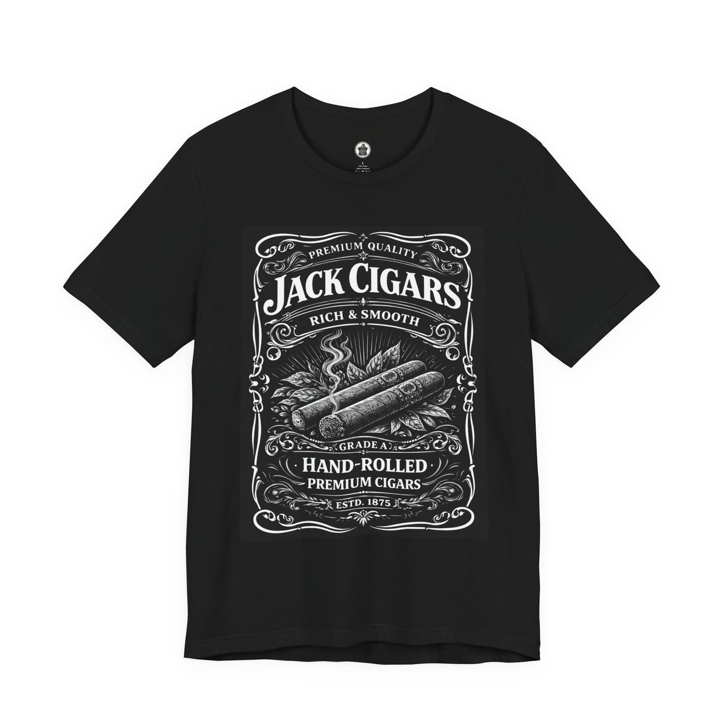 Jack Cigars Vintage Label T-Shirt — Hand-Rolled Premium Cigars Tee