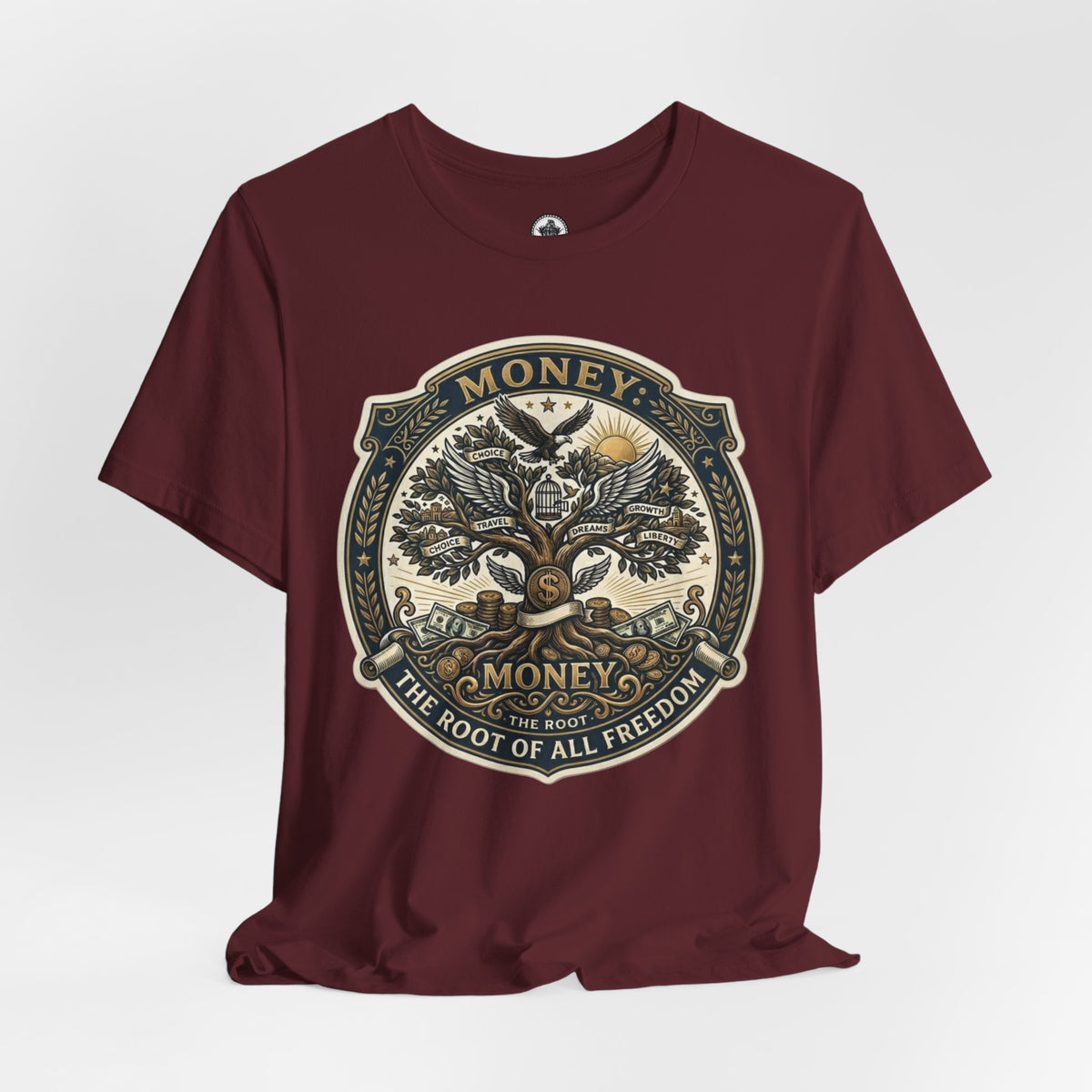 Root of all Freedom Unisex Jersey tee