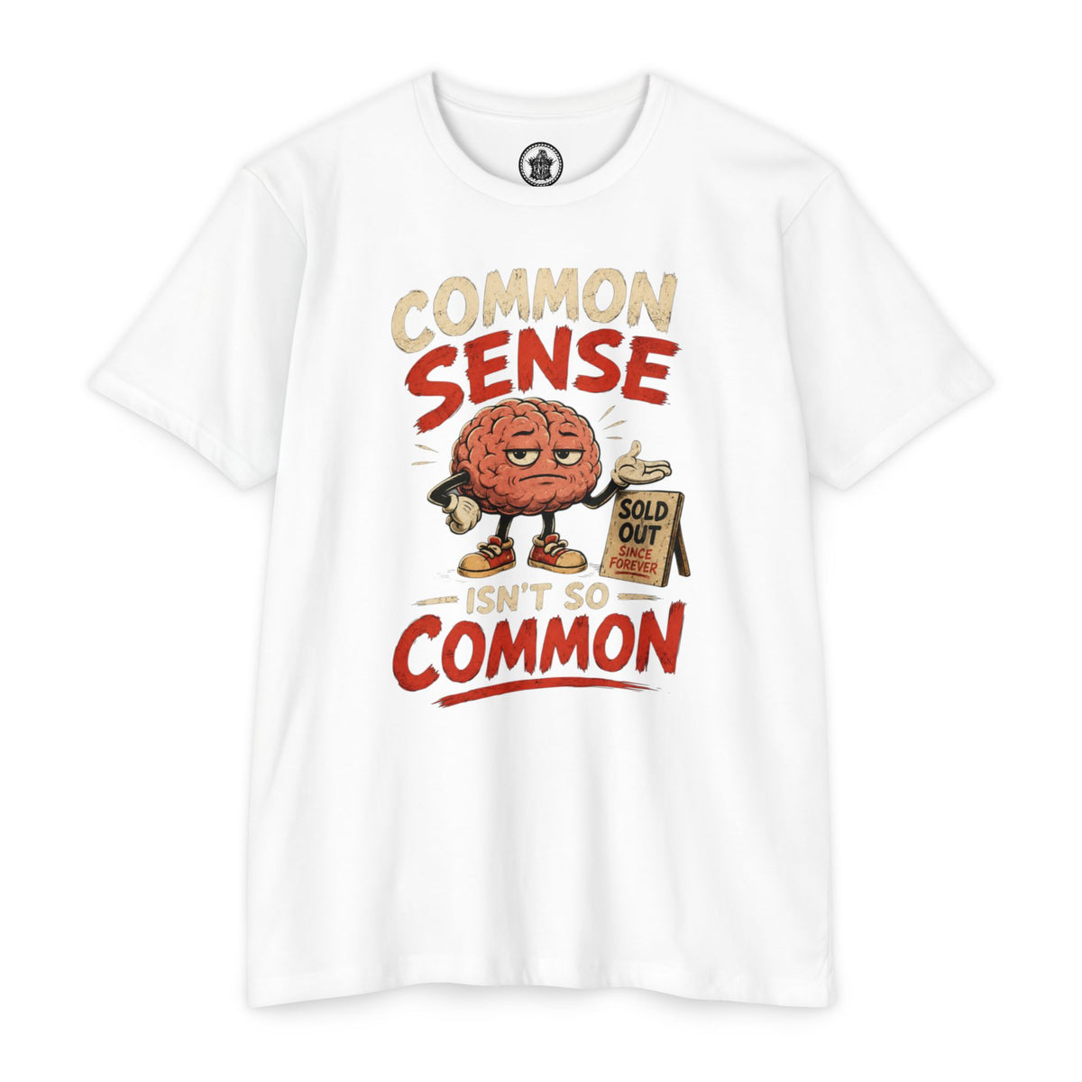 Common Sense Unisex CVC Jersey T-shirt