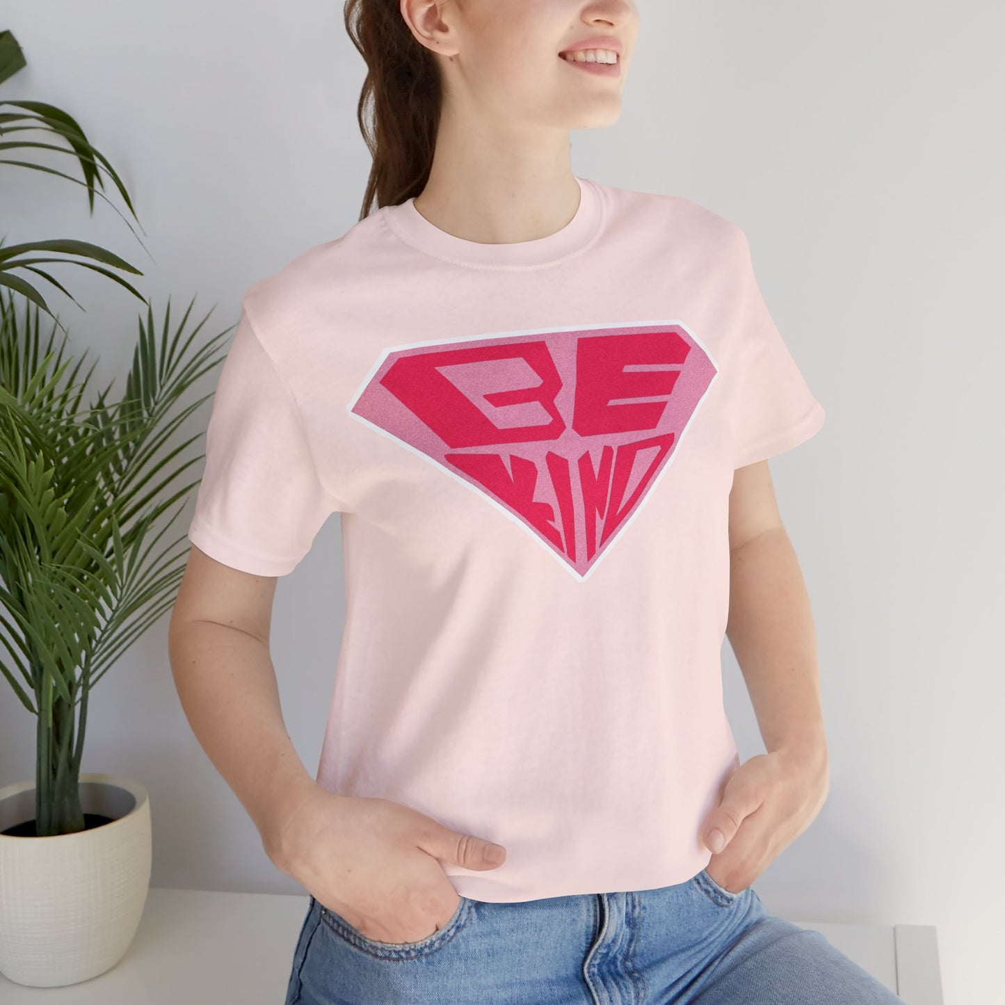 Be Kind Diamond T-Shirt — Positive Message Graphic Tee